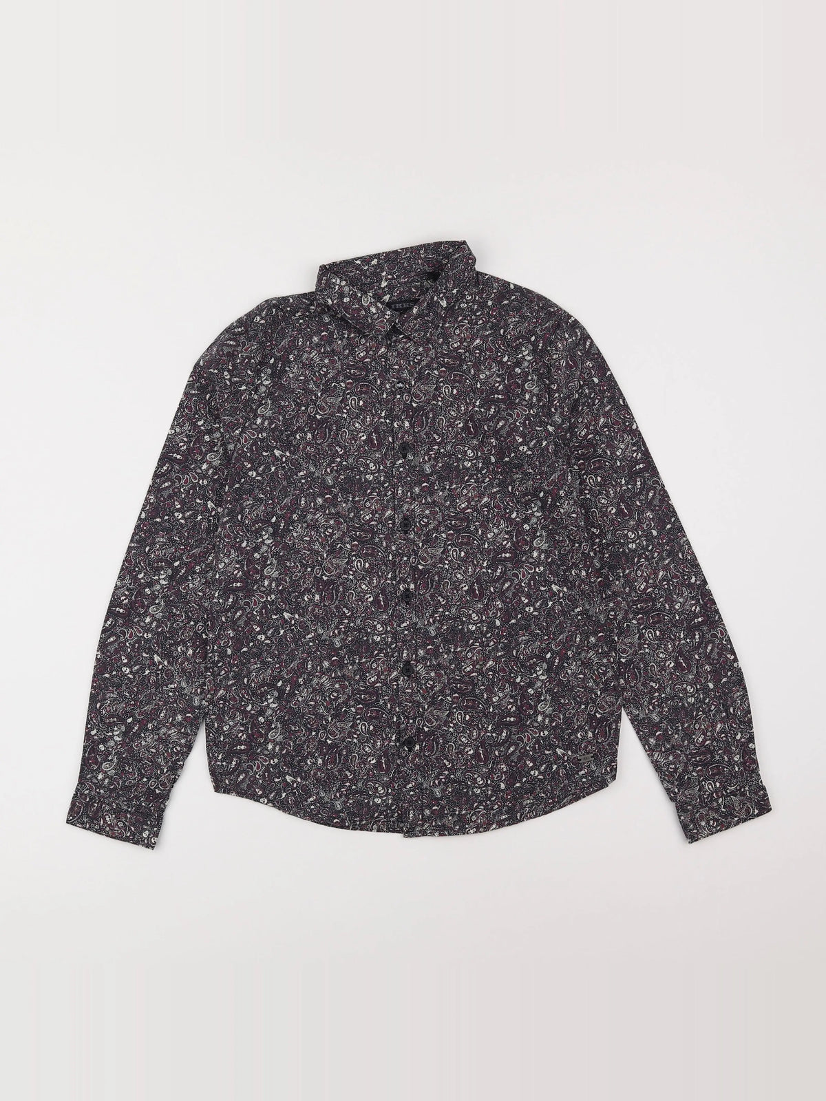 IKKS - chemise noir - 10 ans