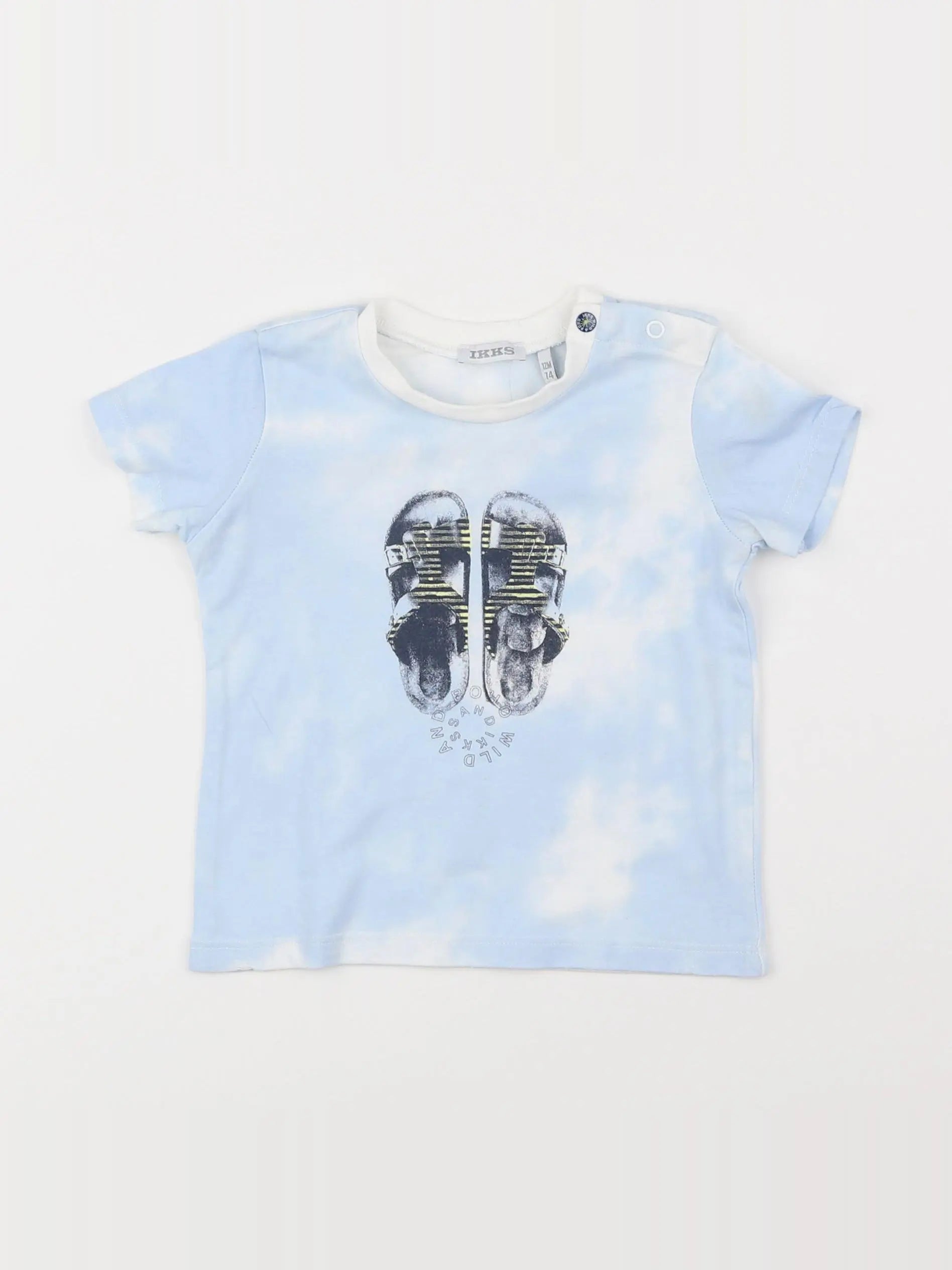 IKKS - tee-shirt blanc - 12 mois