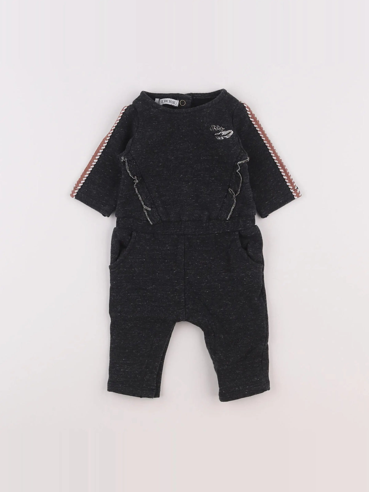 IKKS - combinaison gris - 3 mois
