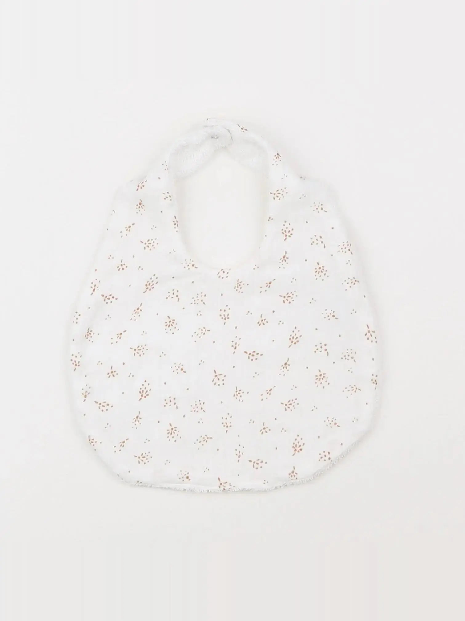 GABRIELLE PARIS - bavoir blanc étincelle miel - 0/12 mois