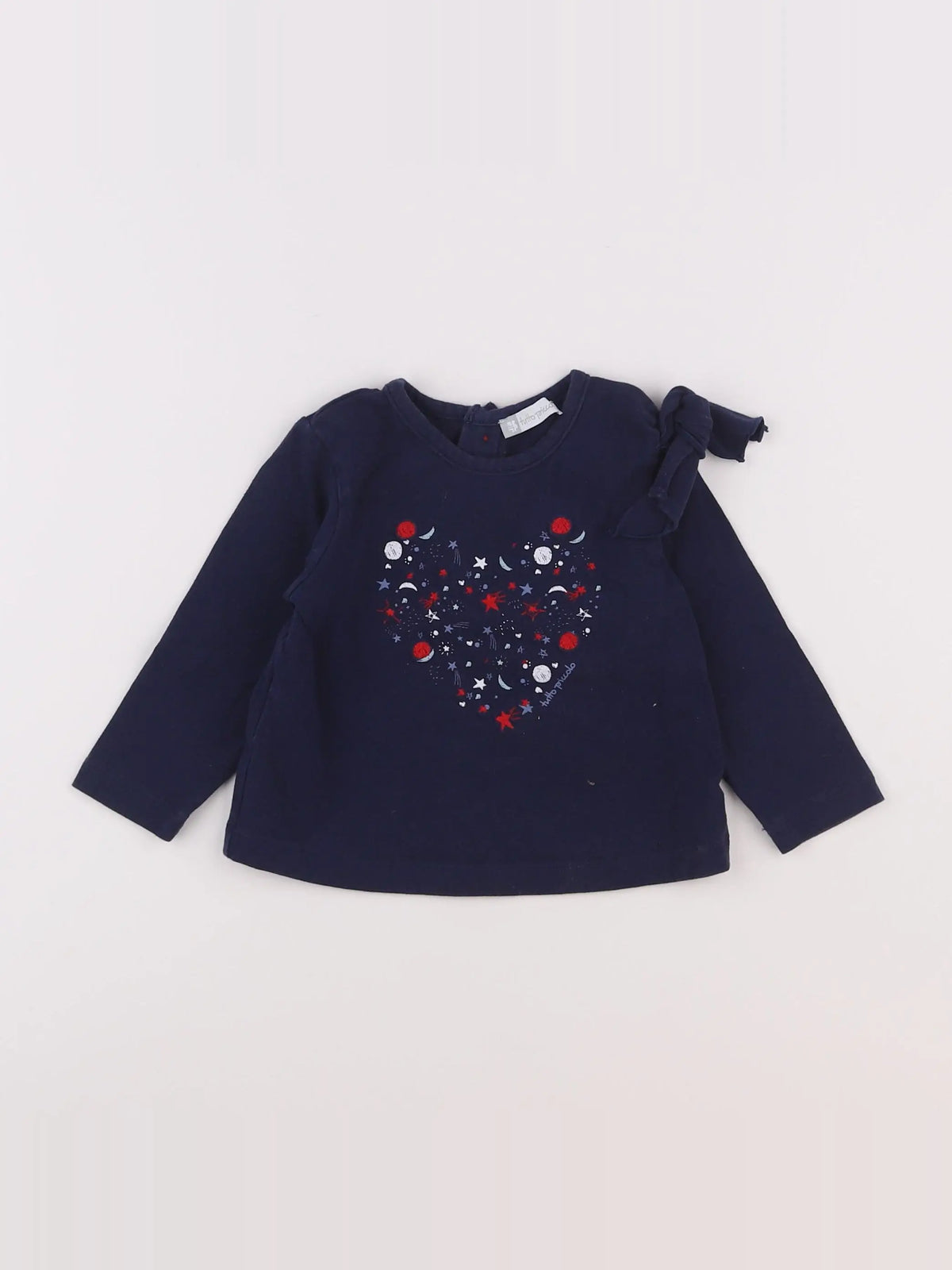 Tutto Piccolo - tee-shirt bleu - 12 mois