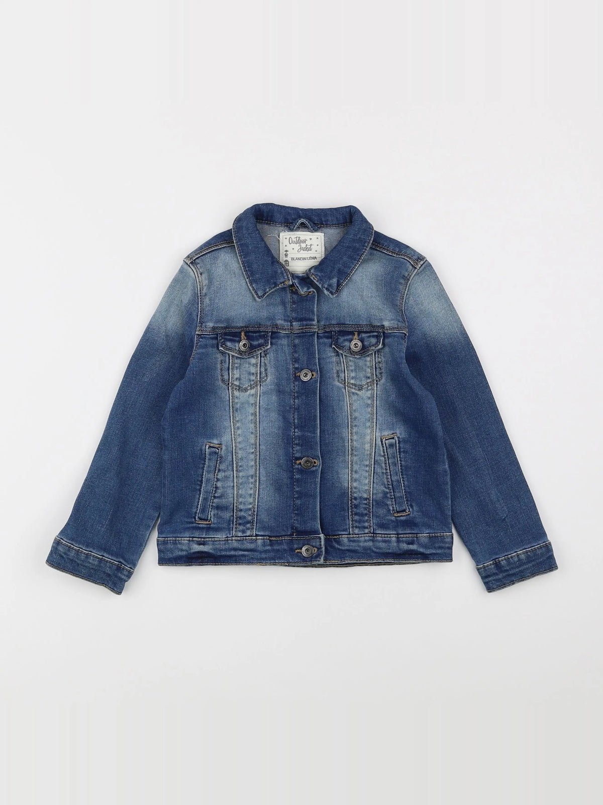 Vertbaudet - veste bleu - 4 ans