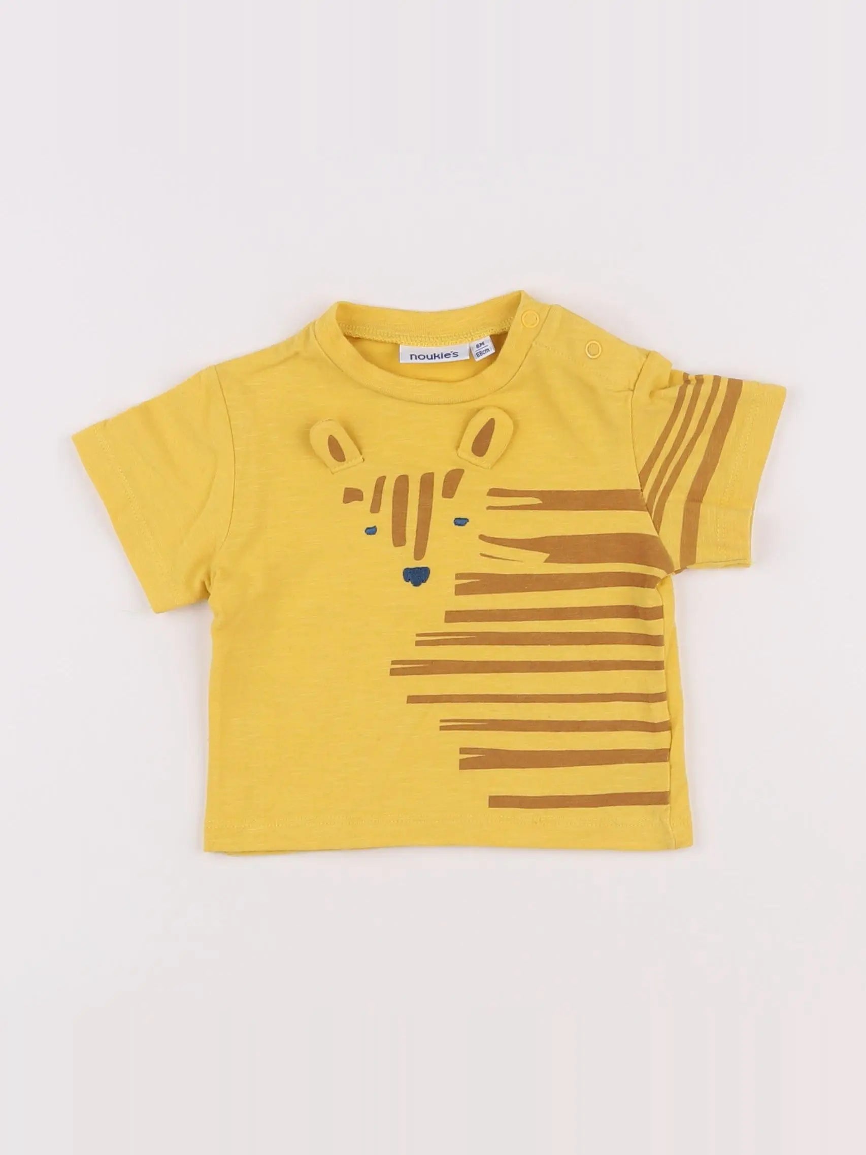 Noukie's - tee-shirt jaune - 6 mois