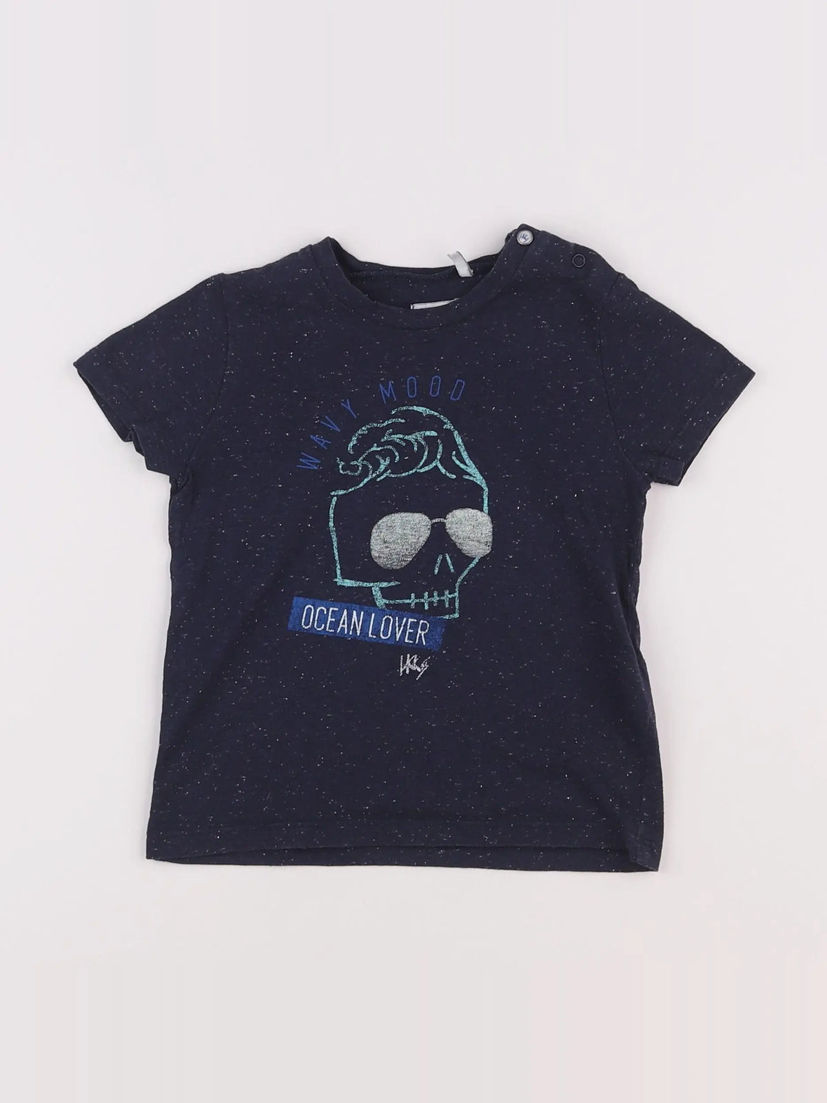 IKKS - tee-shirt bleu - 18 mois