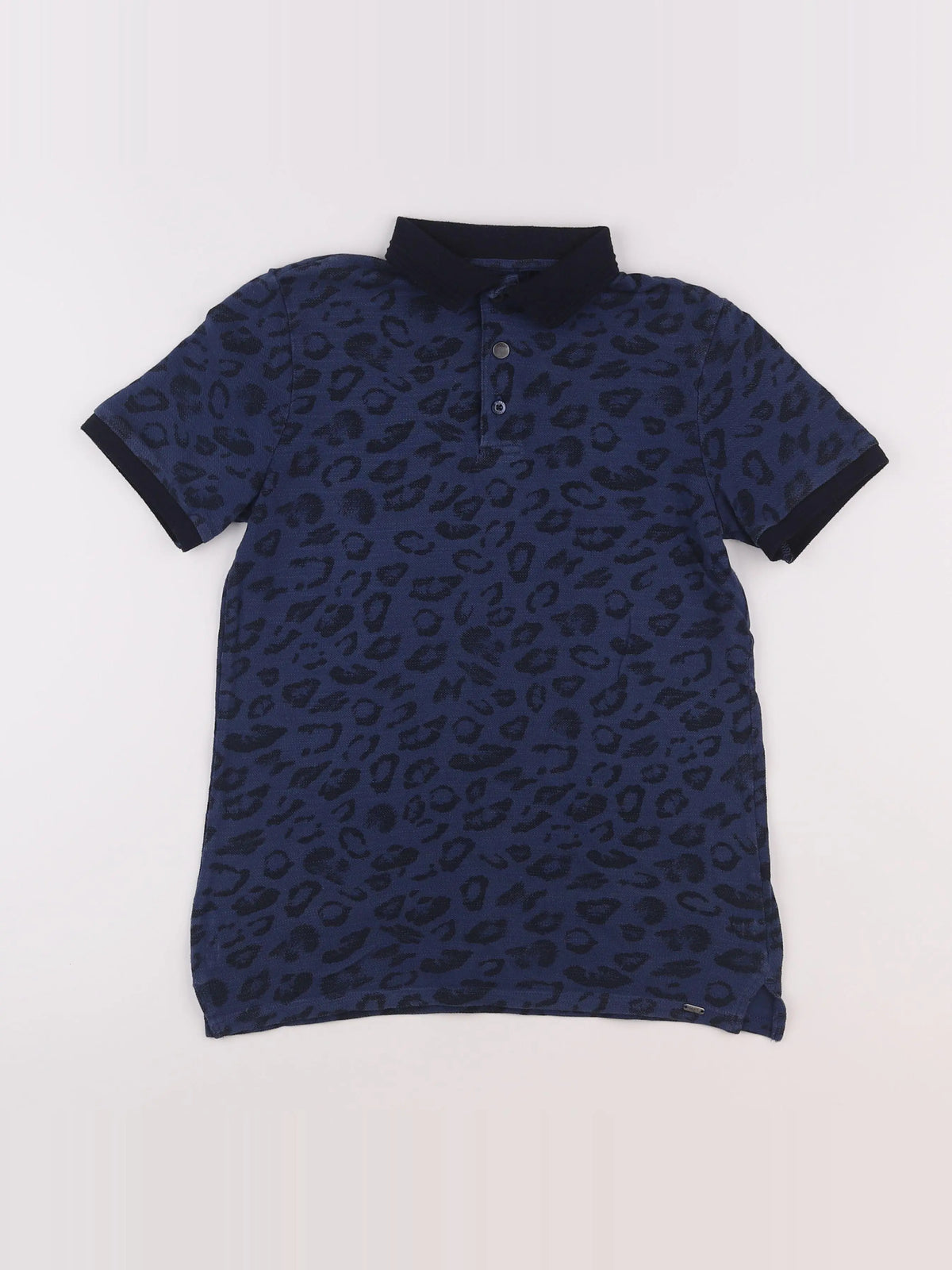 IKKS - polo bleu - 10 ans