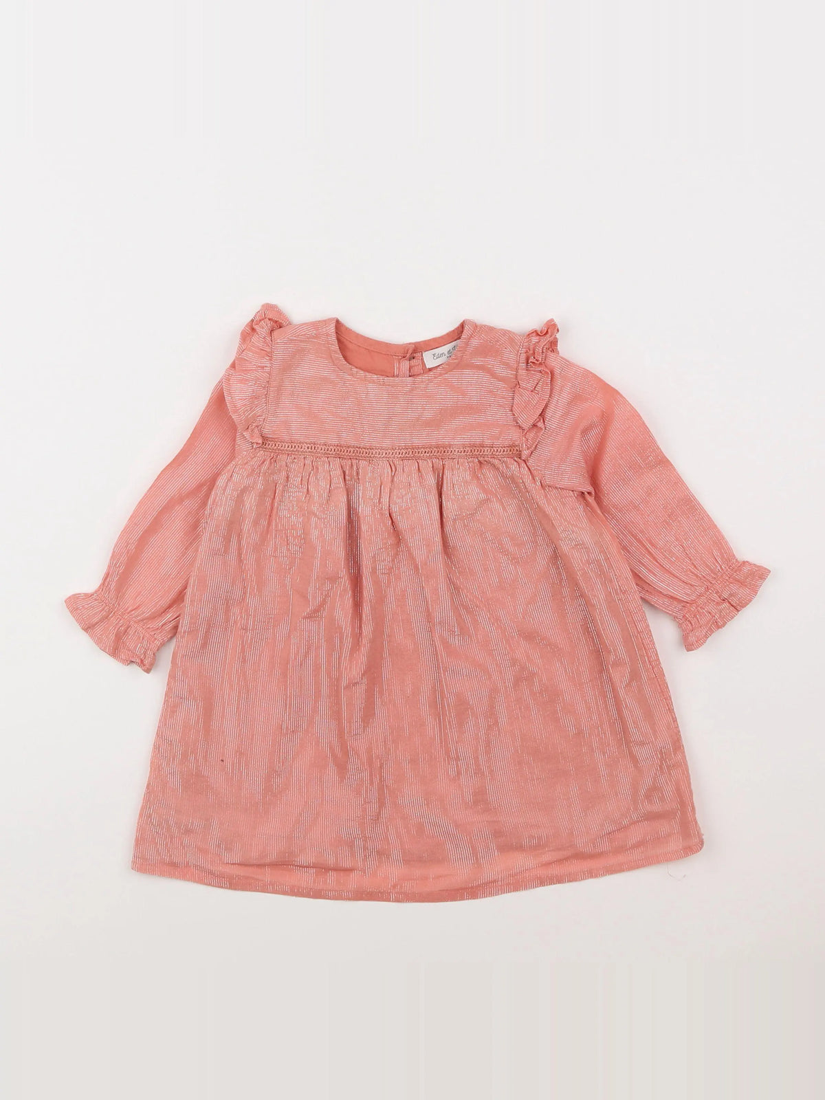 Eden & Victor - robe rose - 12 mois