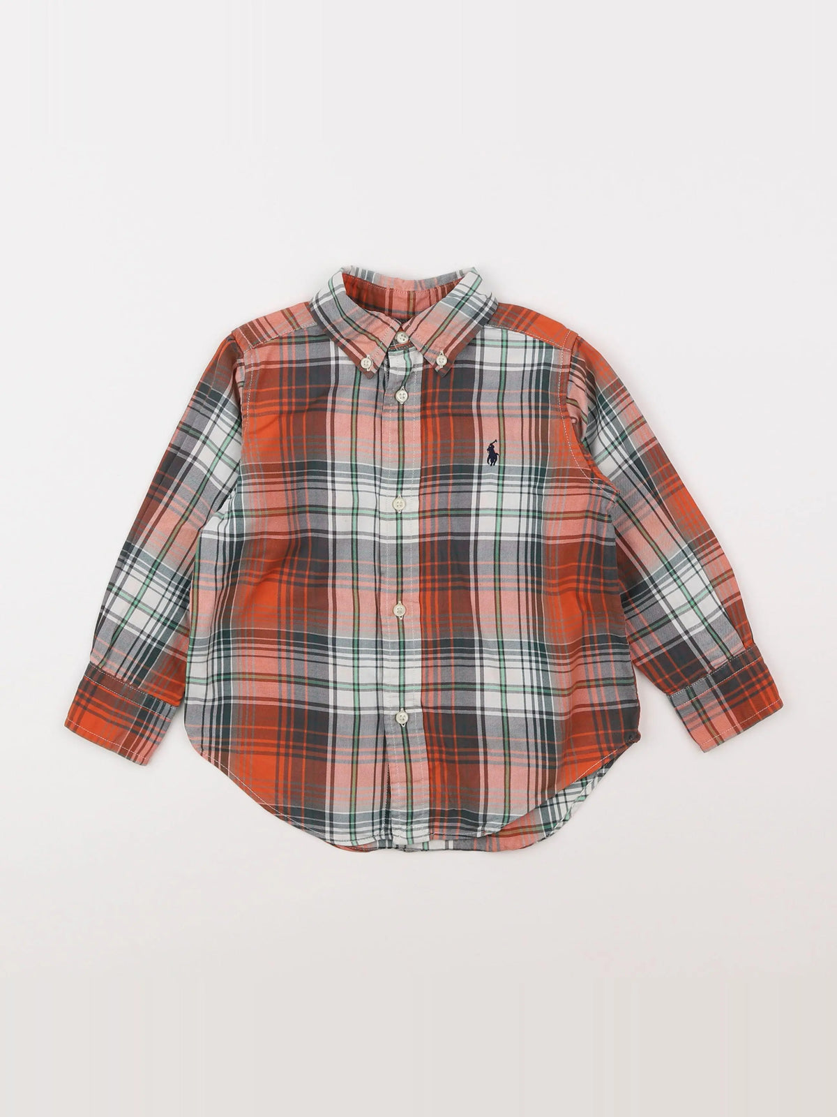 Ralph Lauren - chemise orange - 2 ans