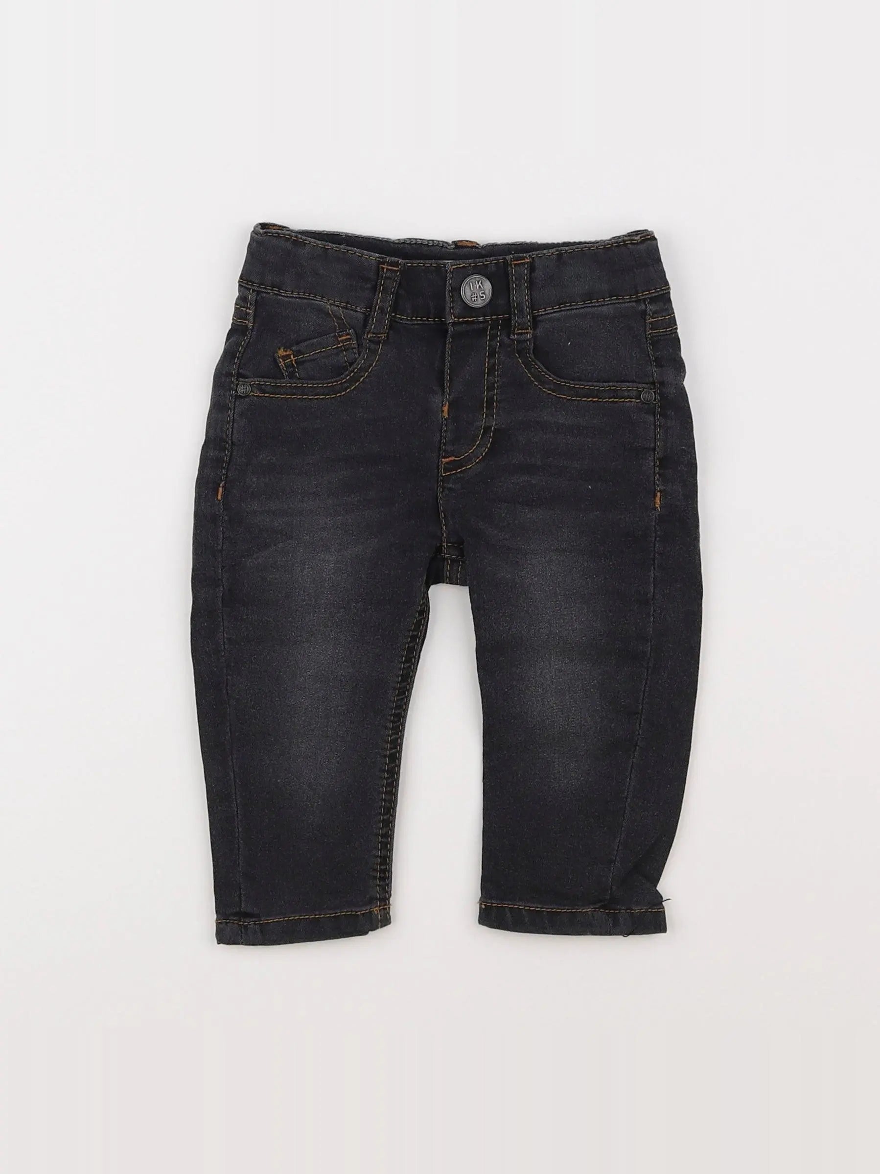 IKKS - jean noir - 6 mois