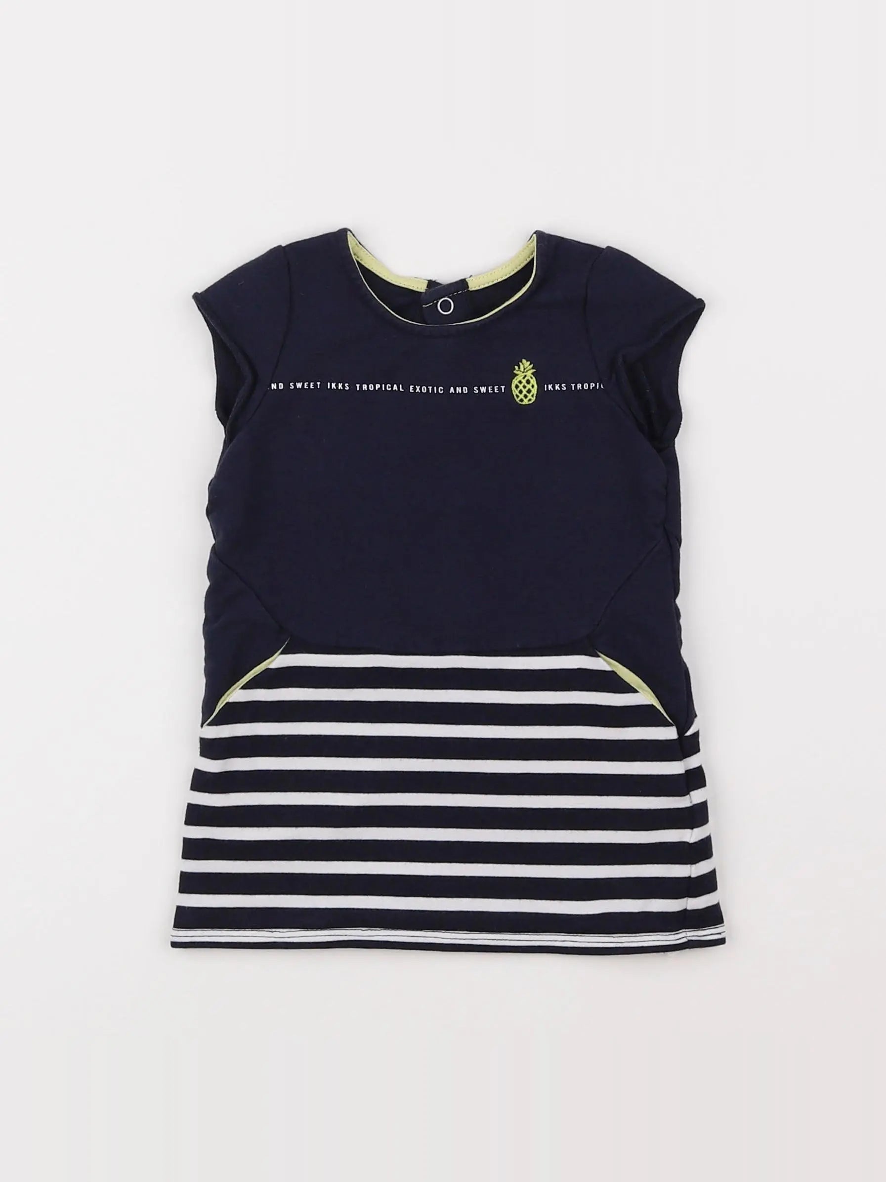 IKKS - robe bleu - 6 mois