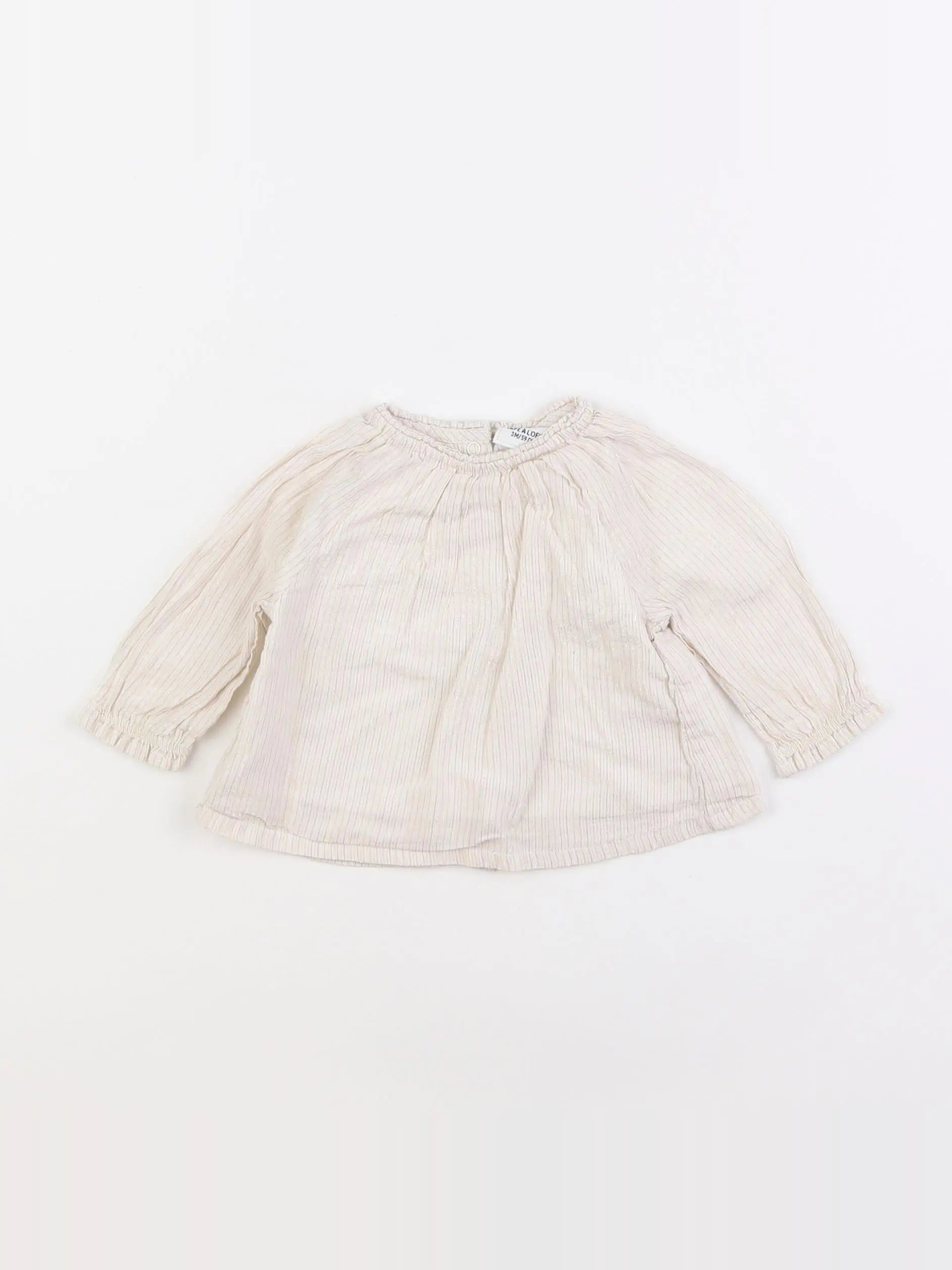 Tape à l'oeil - blouse beige - 3 mois
