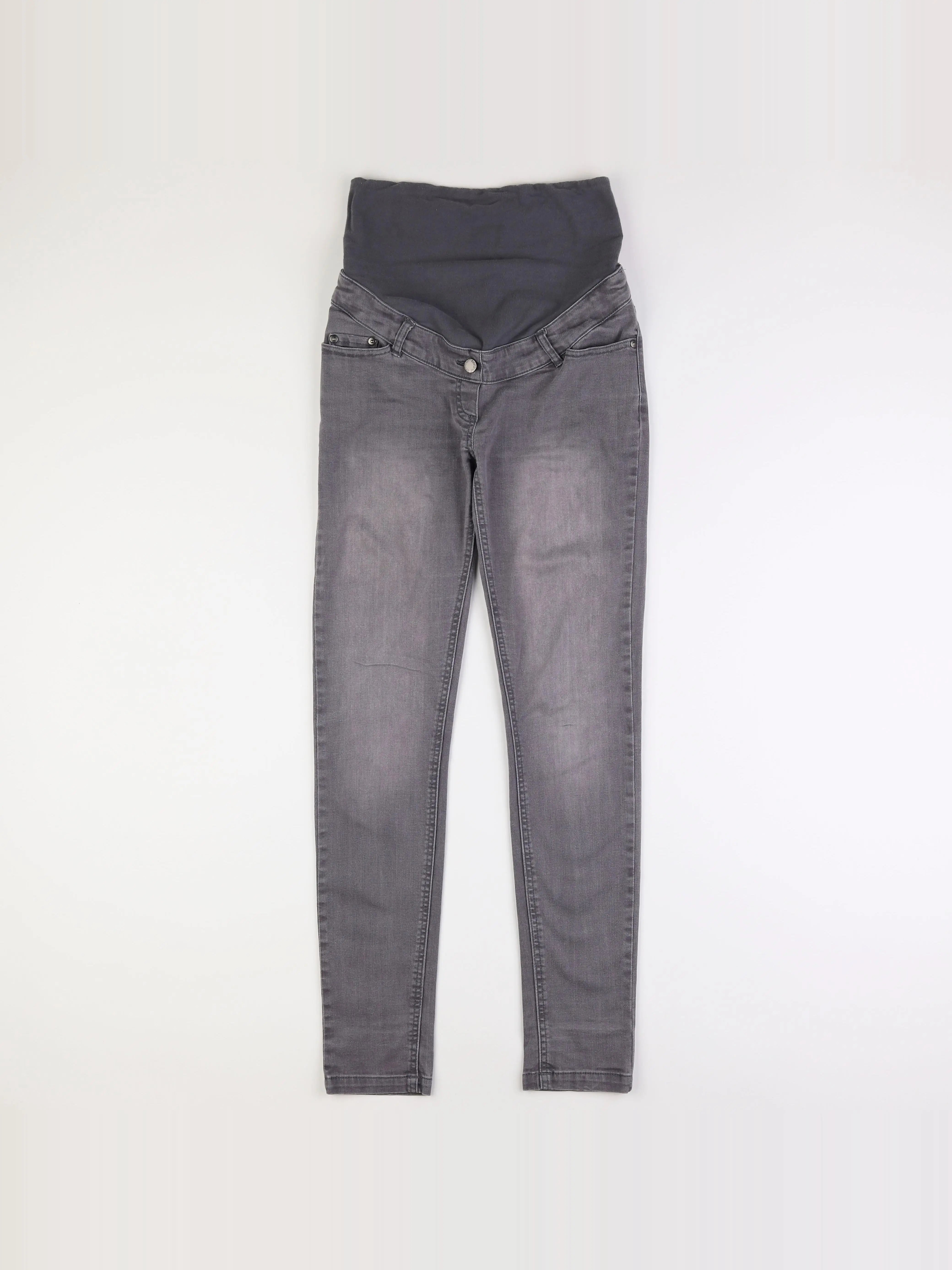 Vertbaudet - jean grossesse gris - 36