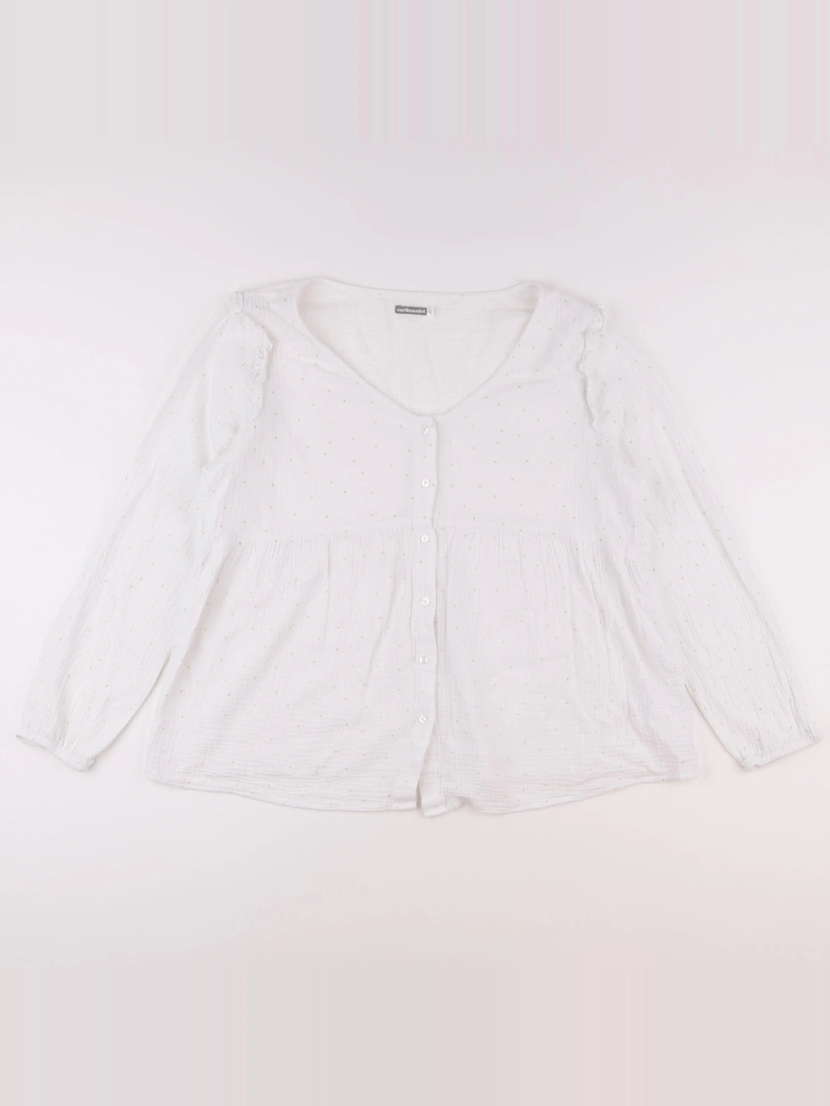 Vertbaudet - chemise grossesse blanc - 48