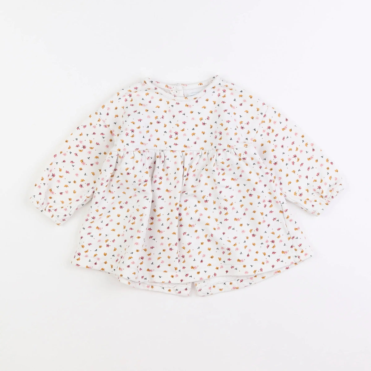 Vertbaudet - robe blanc - 12 mois