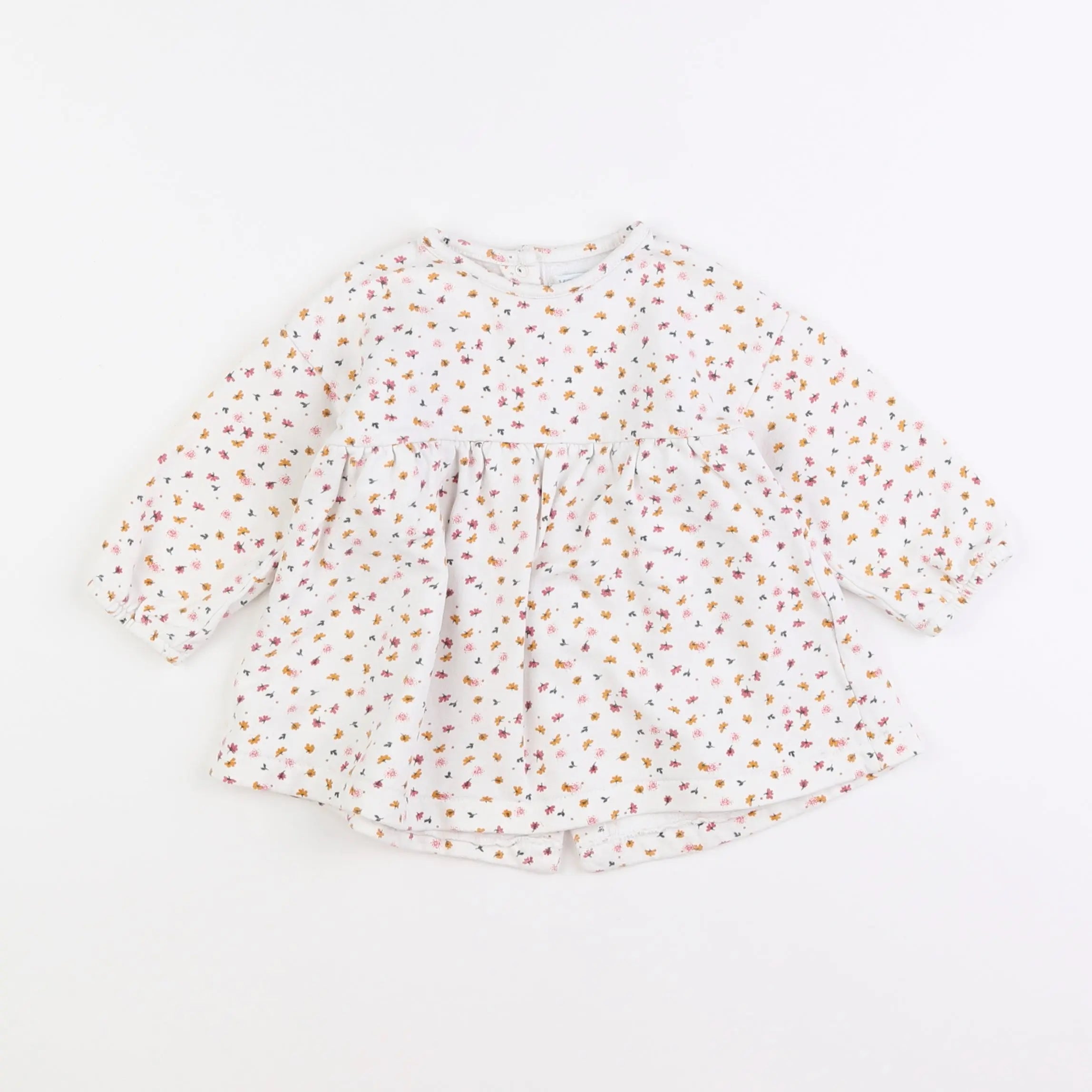 Vertbaudet - robe blanc - 12 mois