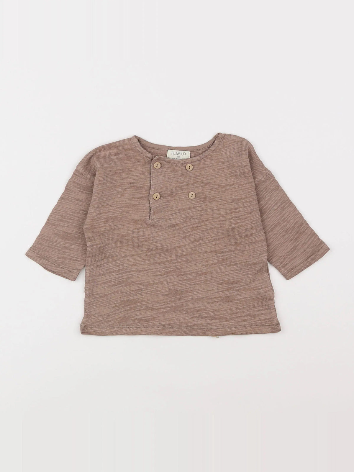 Play Up - tee-shirt marron - 6 mois