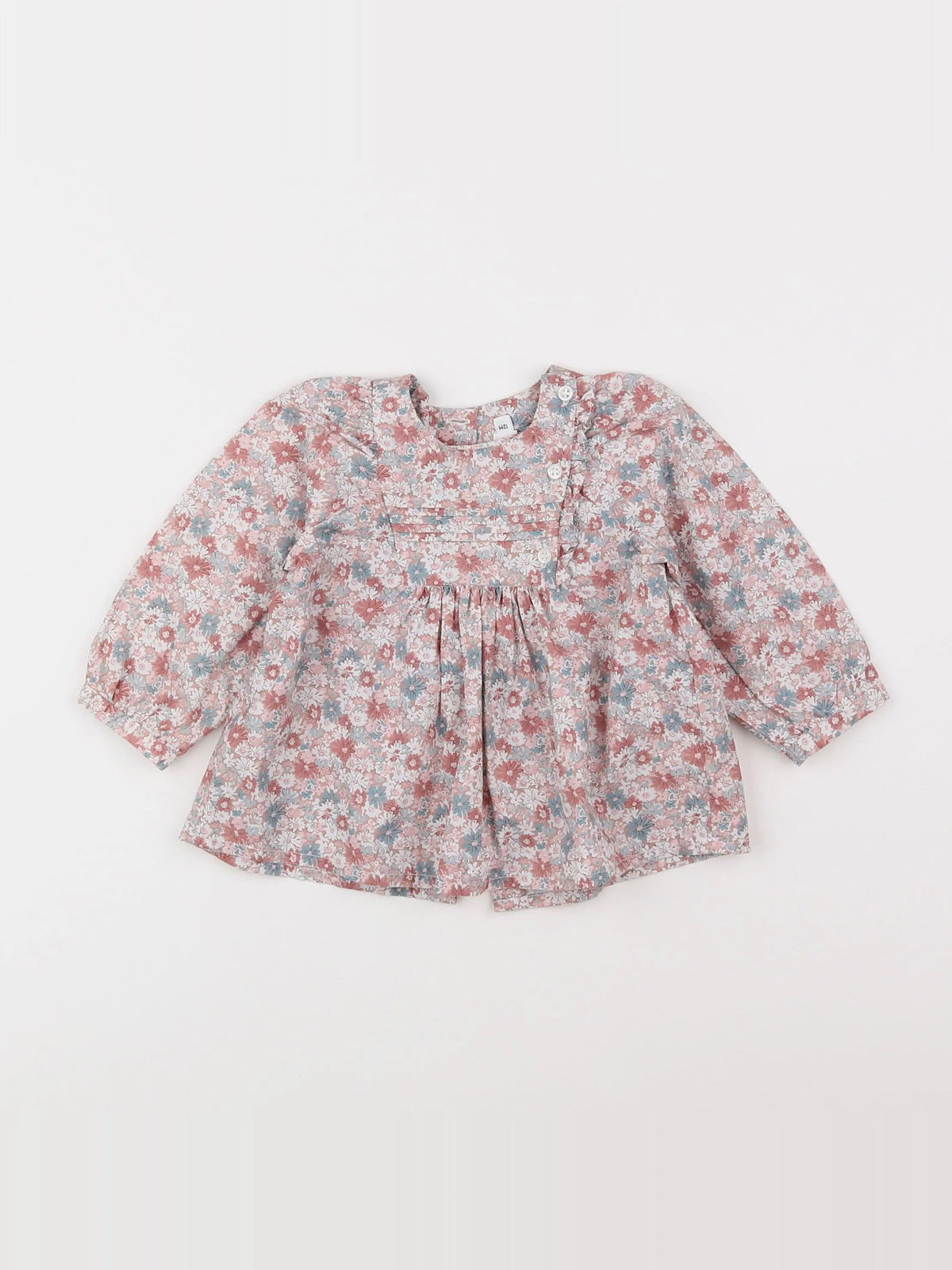 Bonton - blouse rose - 12 mois
