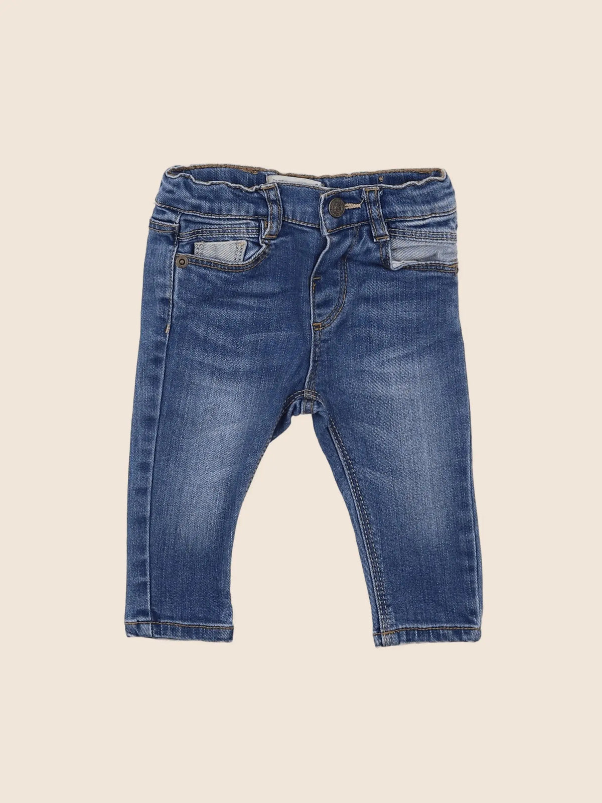 Zara - jean bleu - 3/6 mois