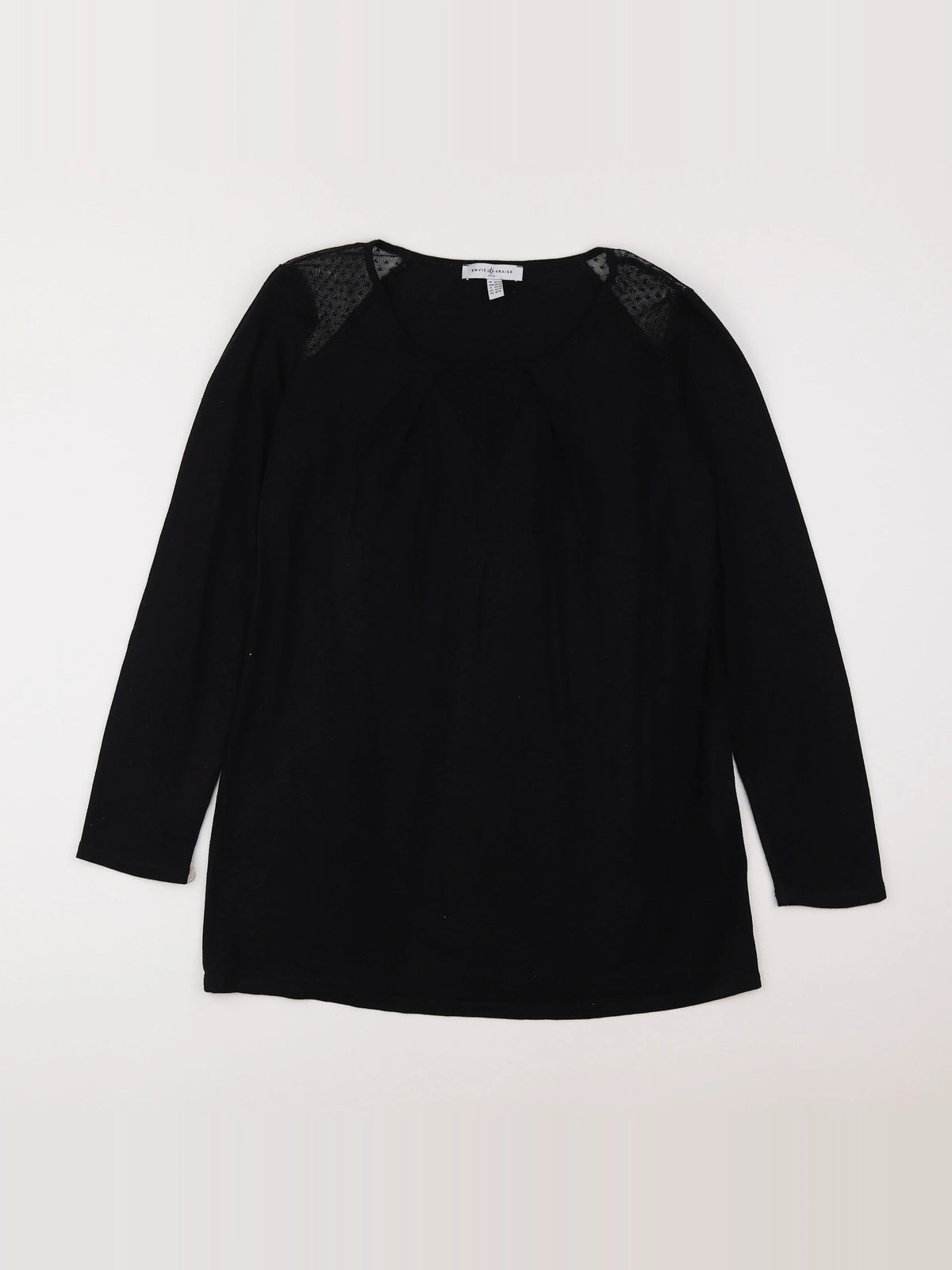 Envie de fraise - tee-shirt grossesse noir - 40 à 42