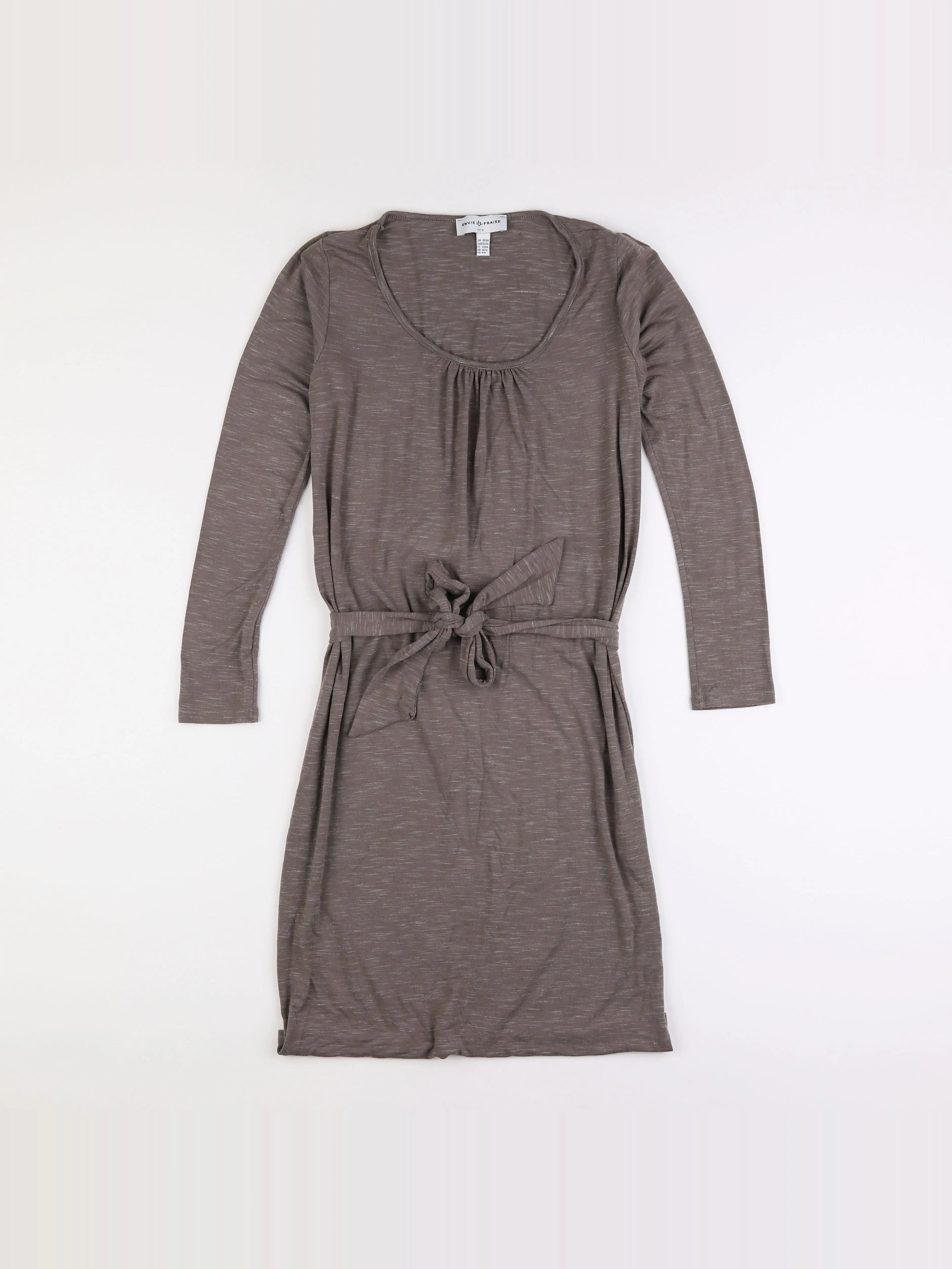 Envie de fraise - robe grossesse marron - 38 à 40