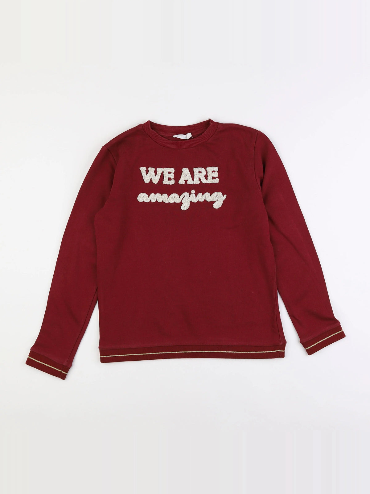 Storytelling - sweat rouge - 12 ans