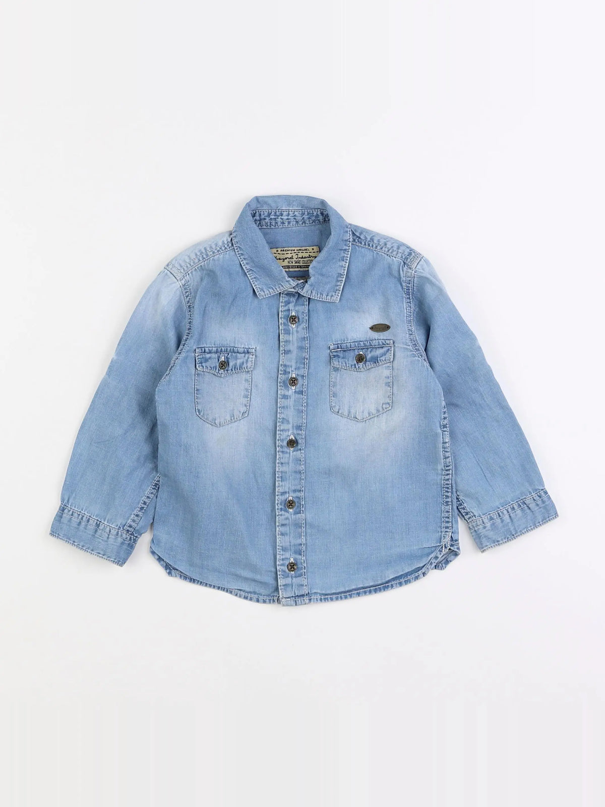 Mayoral - chemise bleu - 18 mois