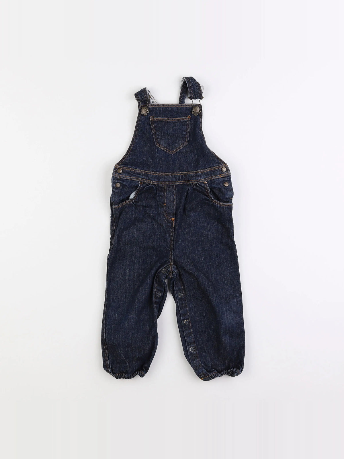 Petit Bateau - salopette bleu - 12 mois