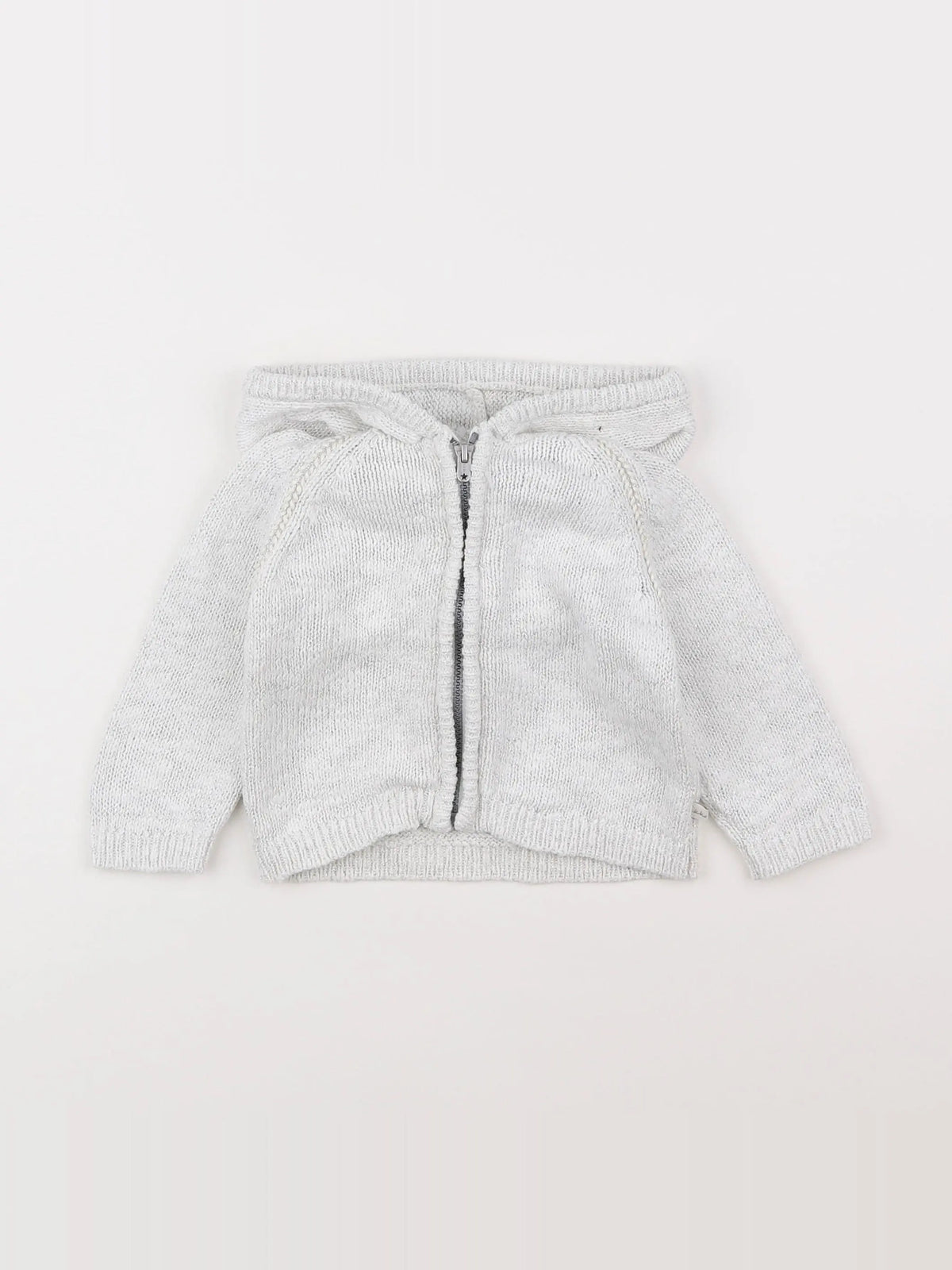 IKKS - gilet blanc, argent - 6 mois