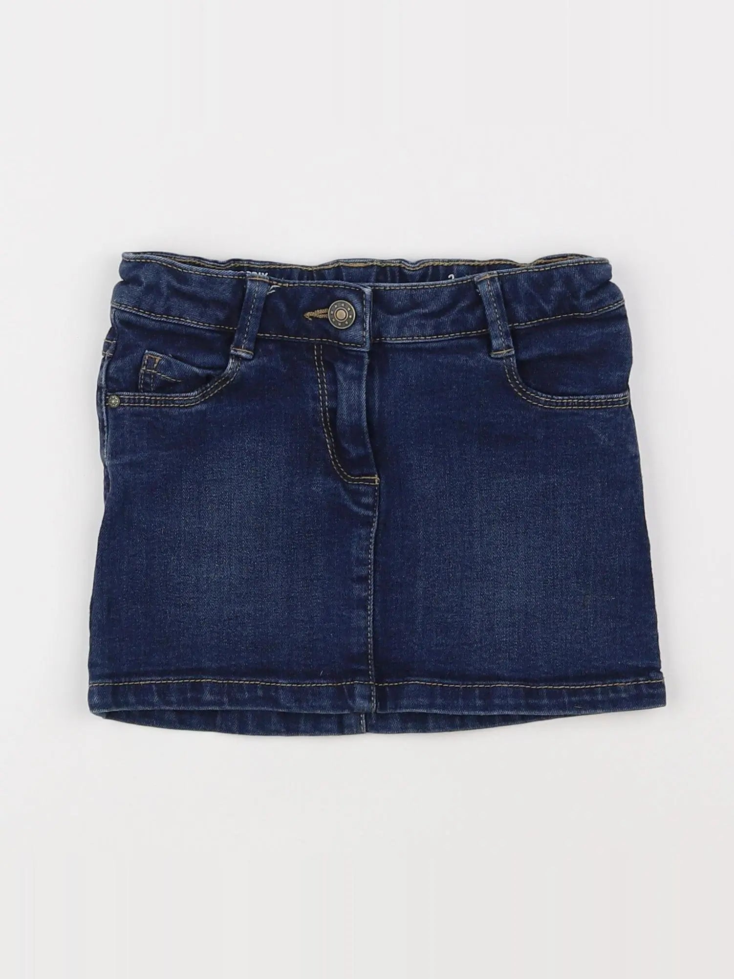 Monoprix - jupe bleu - 3 ans