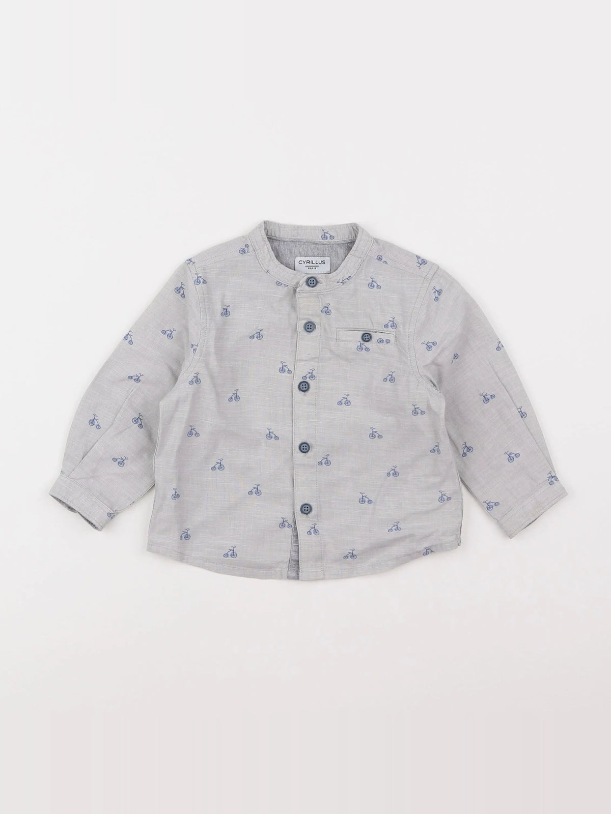 Cyrillus - chemise gris - 12 mois