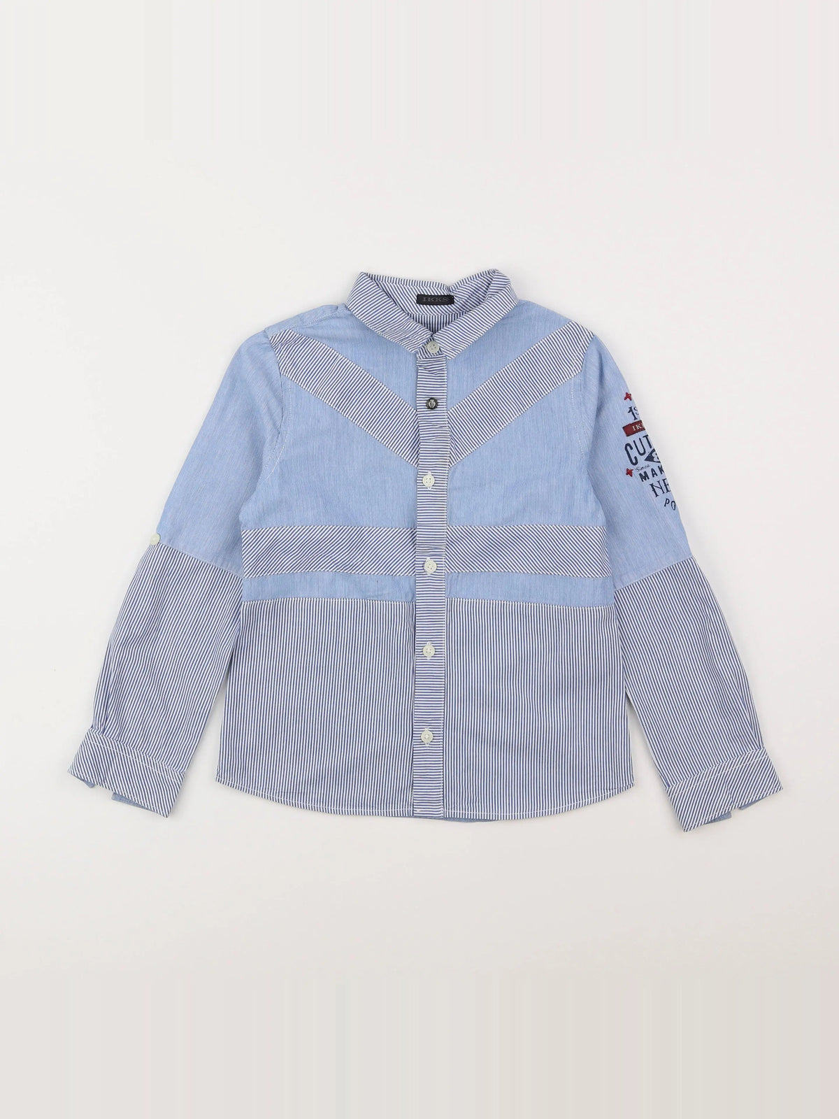 IKKS - chemise bleu - 6 ans