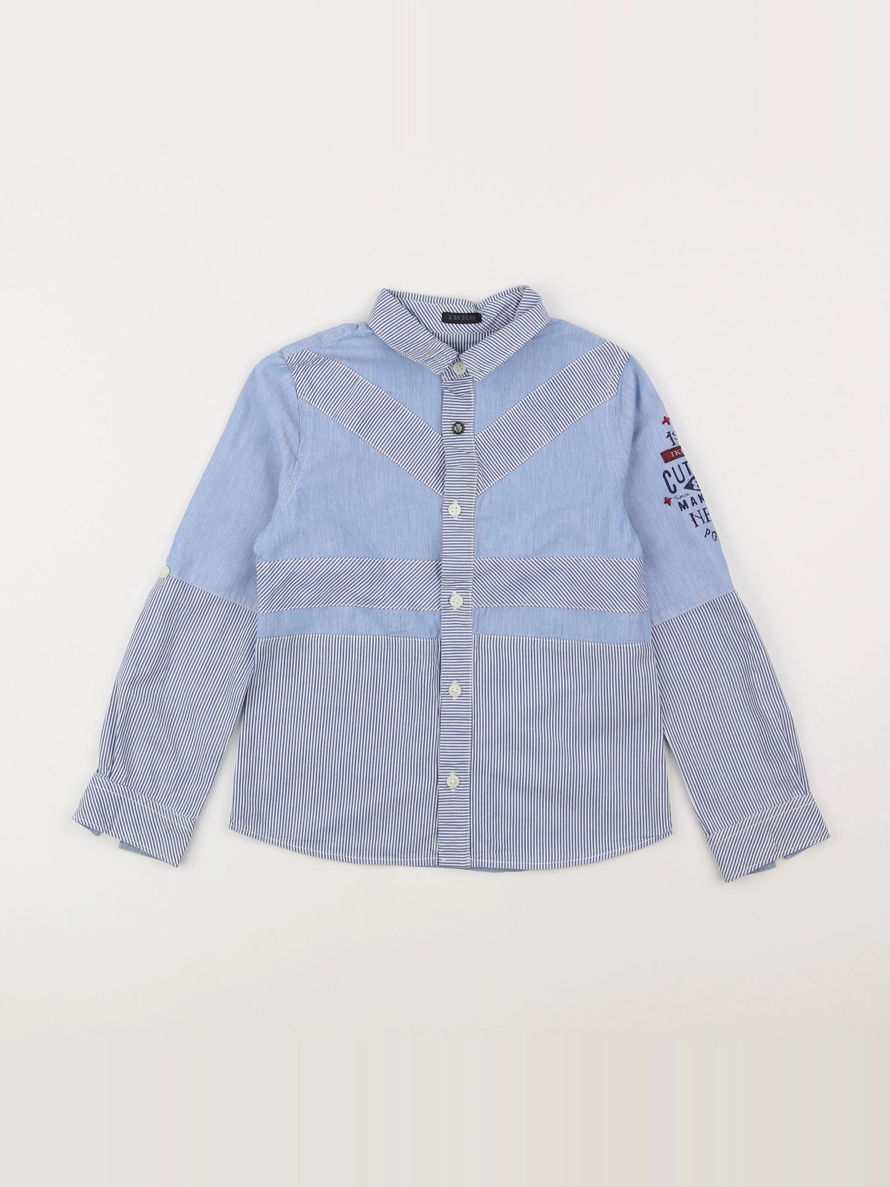 IKKS - chemise bleu - 6 ans
