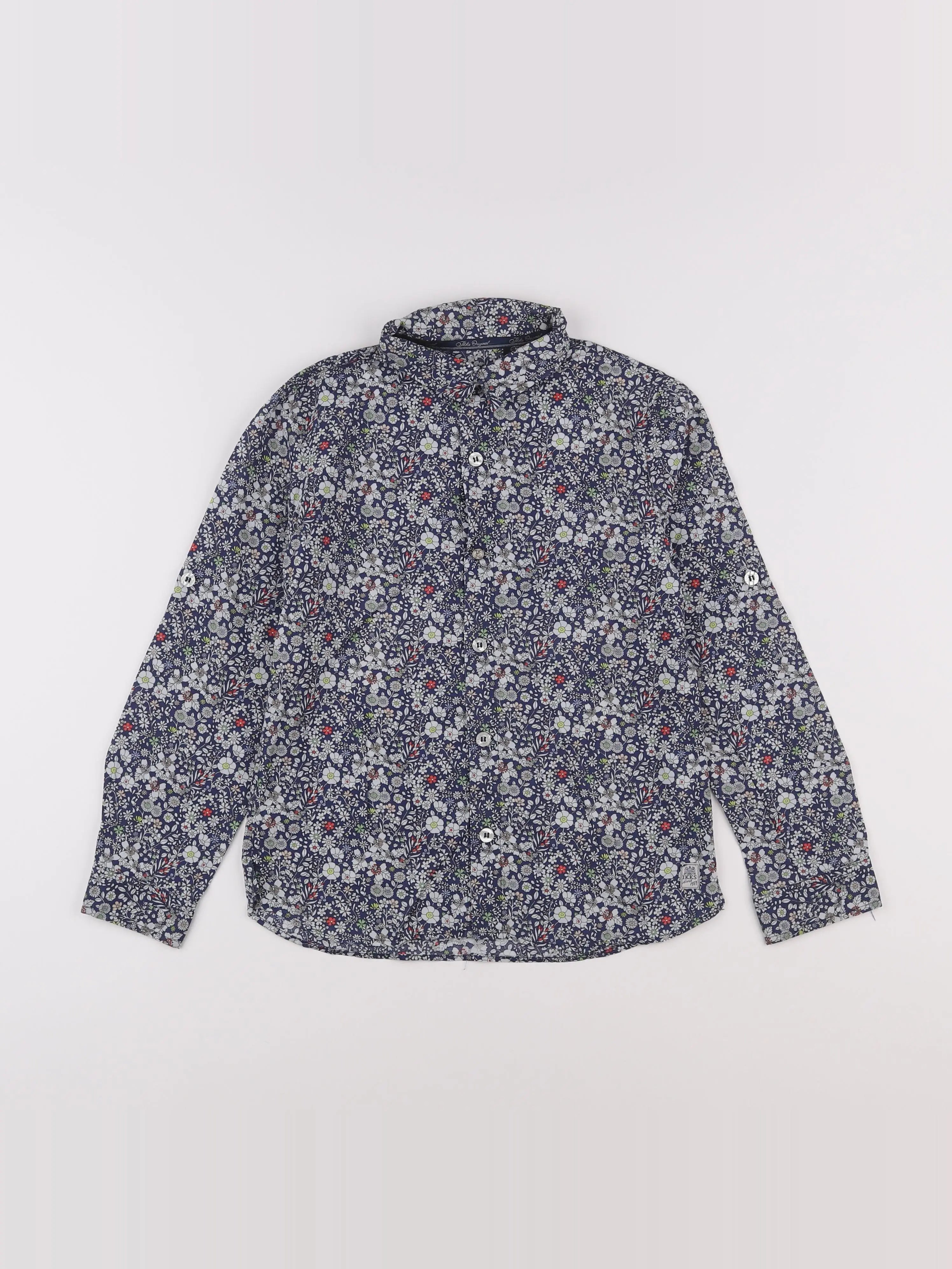 IKKS - chemise bleu - 8 ans