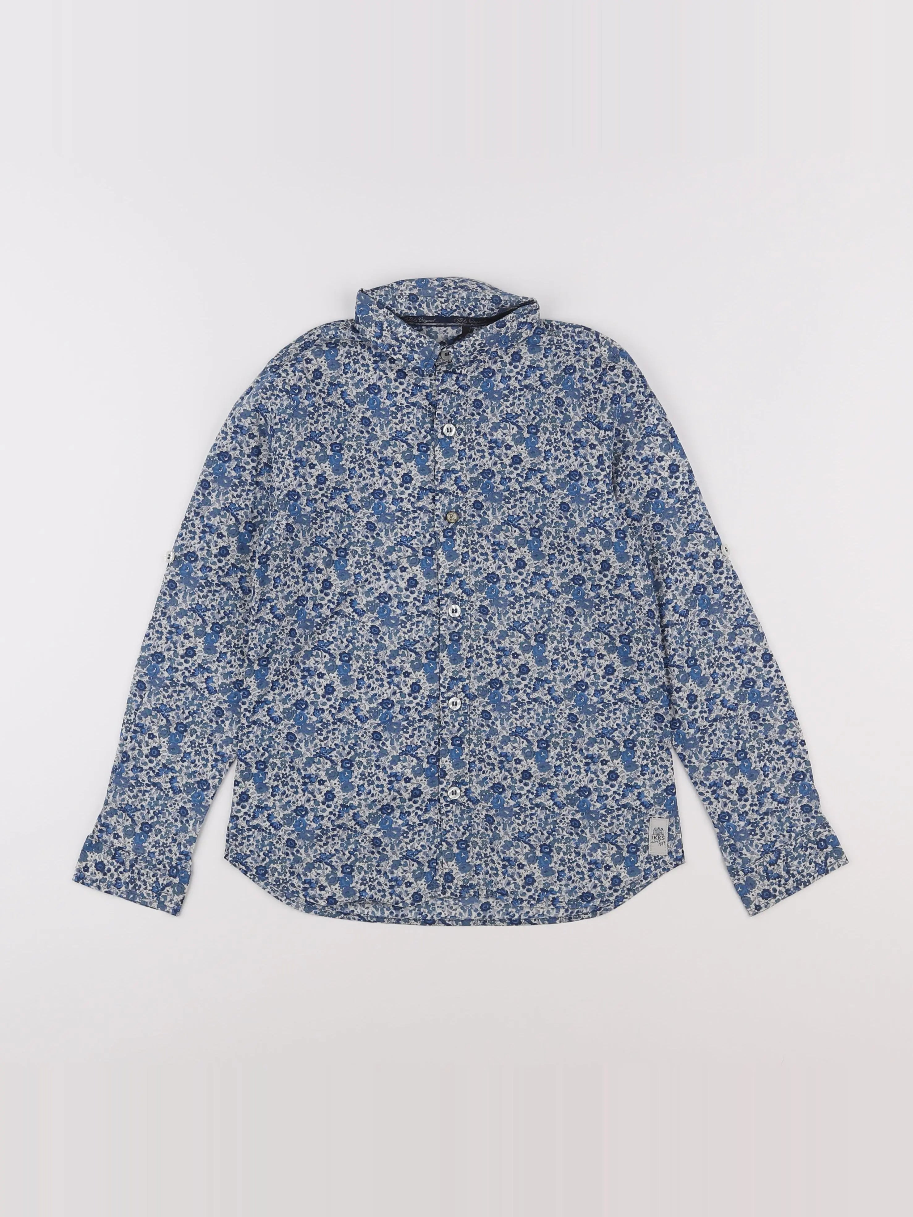 IKKS - chemise bleu - 8 ans