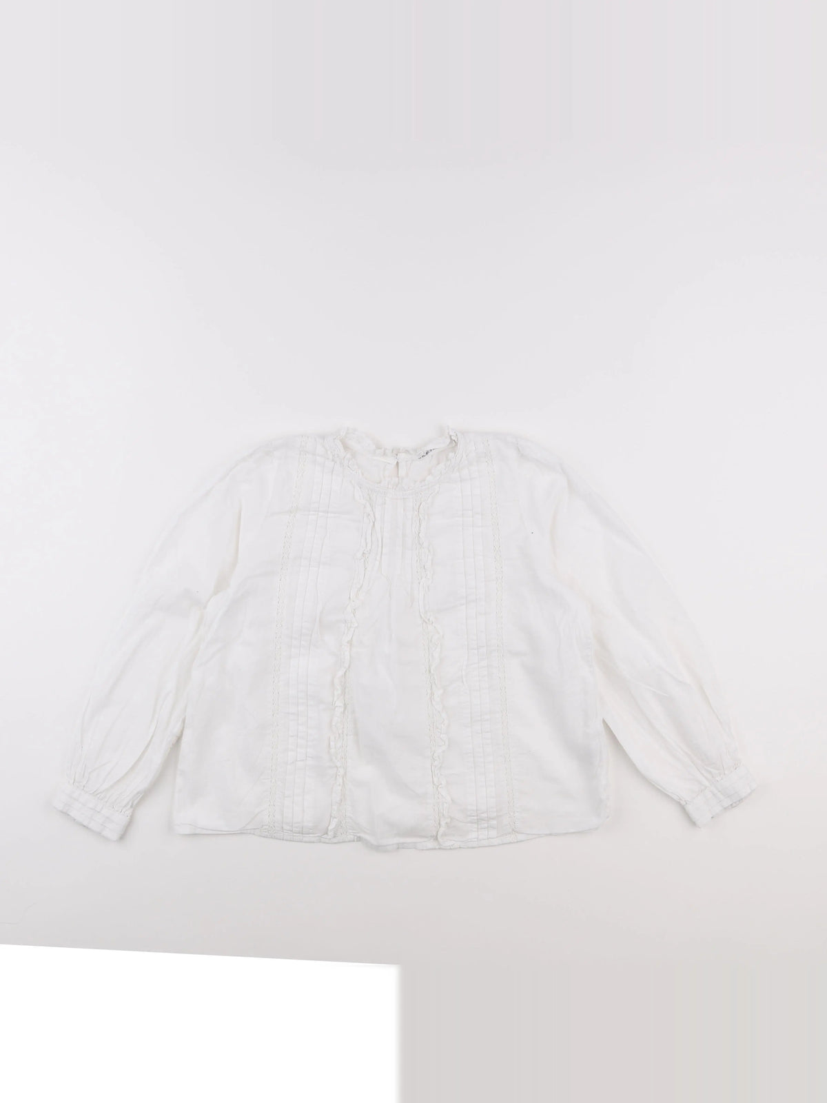 Monoprix - blouse blanc - 10 ans