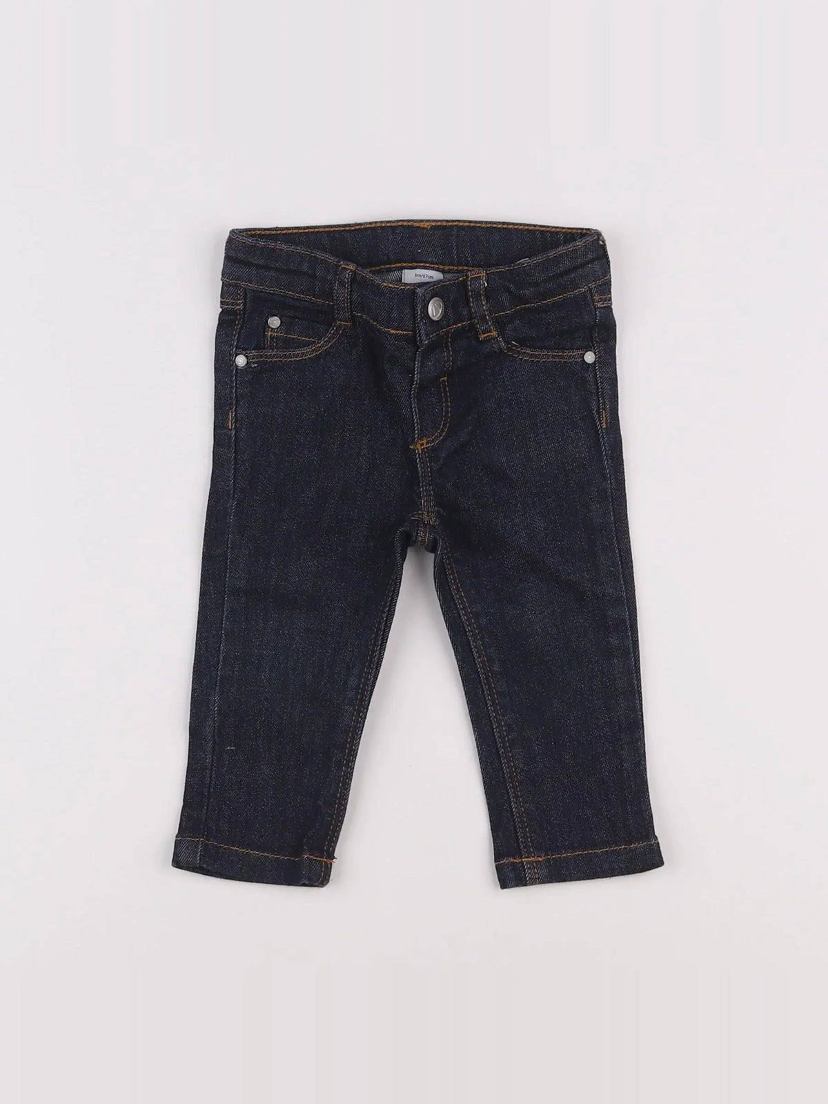 Petit Bateau - jean bleu - 6 mois