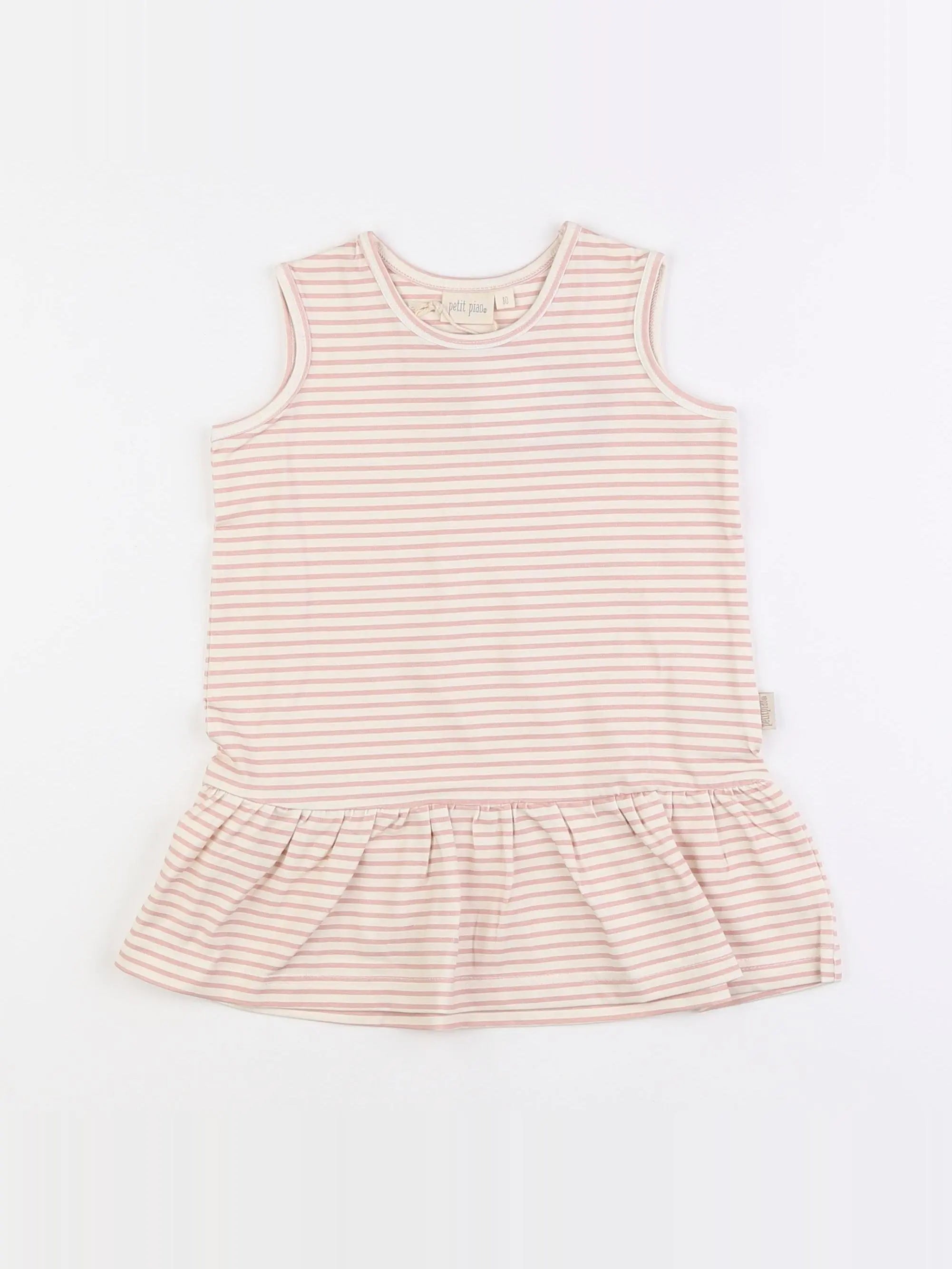 Petit Piao - robe rose - 12 mois