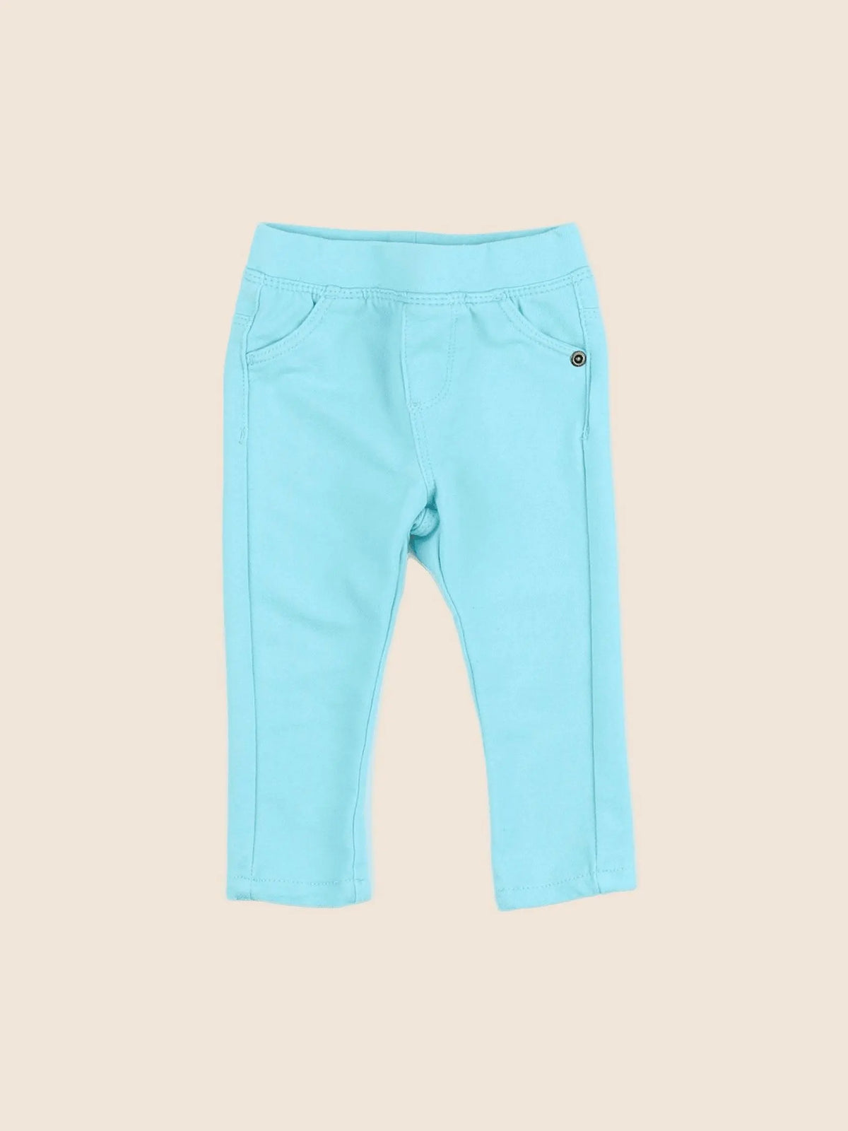 Vertbaudet - jegging bleu - 9 mois