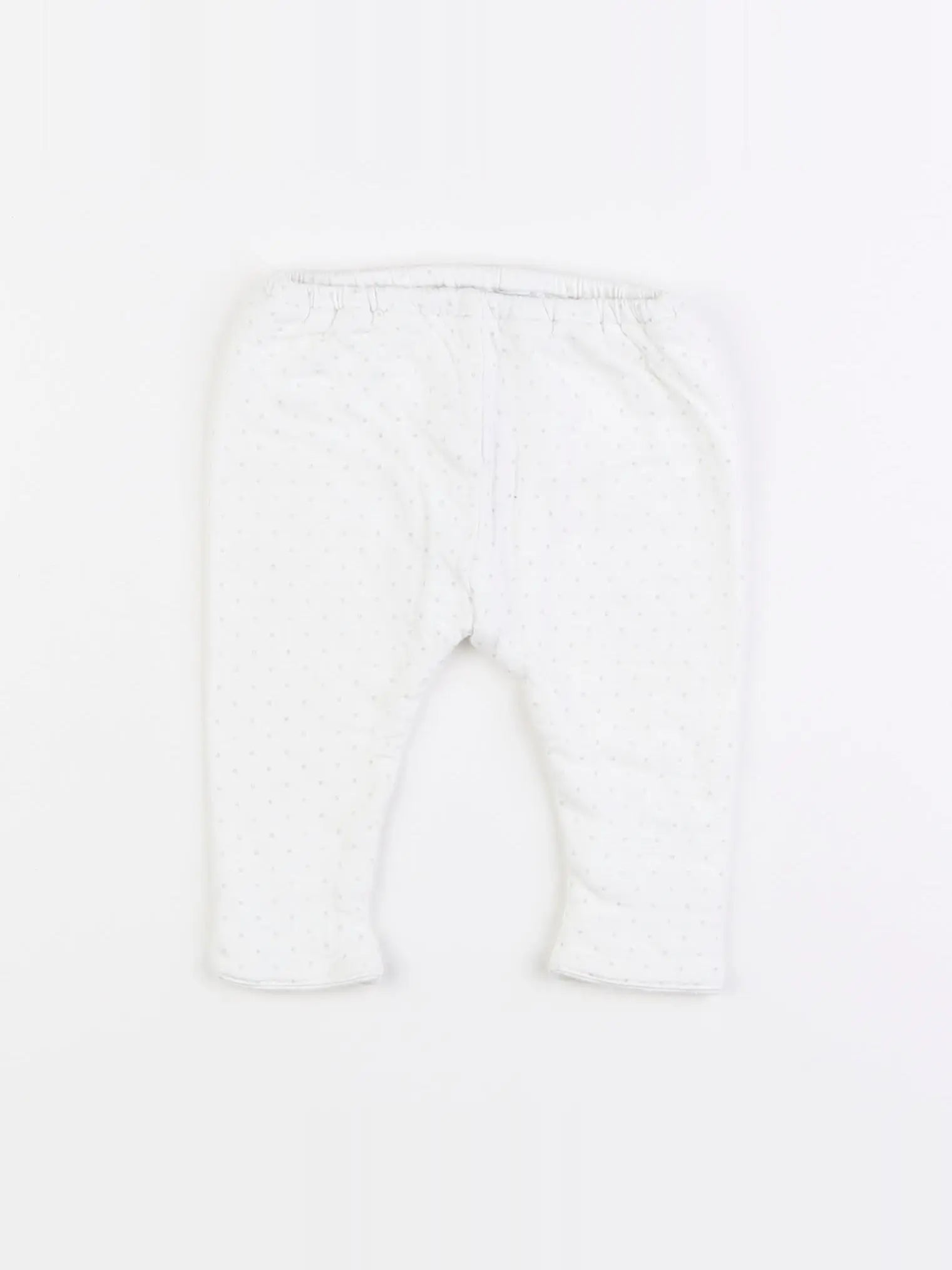 Jacadi - pantalon blanc, argent - 3 mois