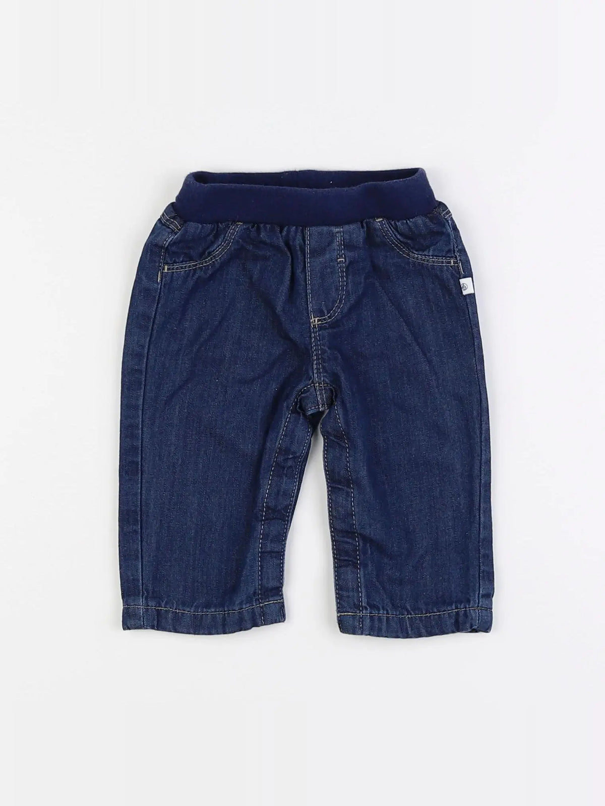 Petit Bateau - jean bleu - 3 mois