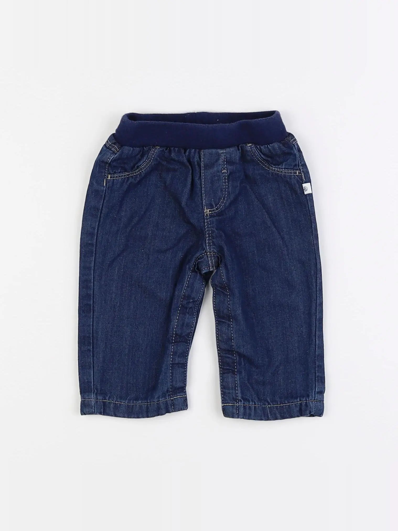Petit Bateau - jean bleu - 3 mois