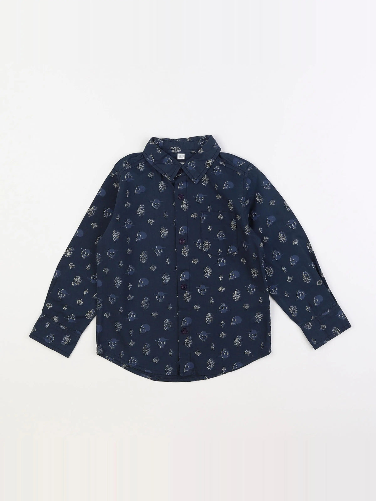 Vertbaudet - chemise bleu - 4 ans
