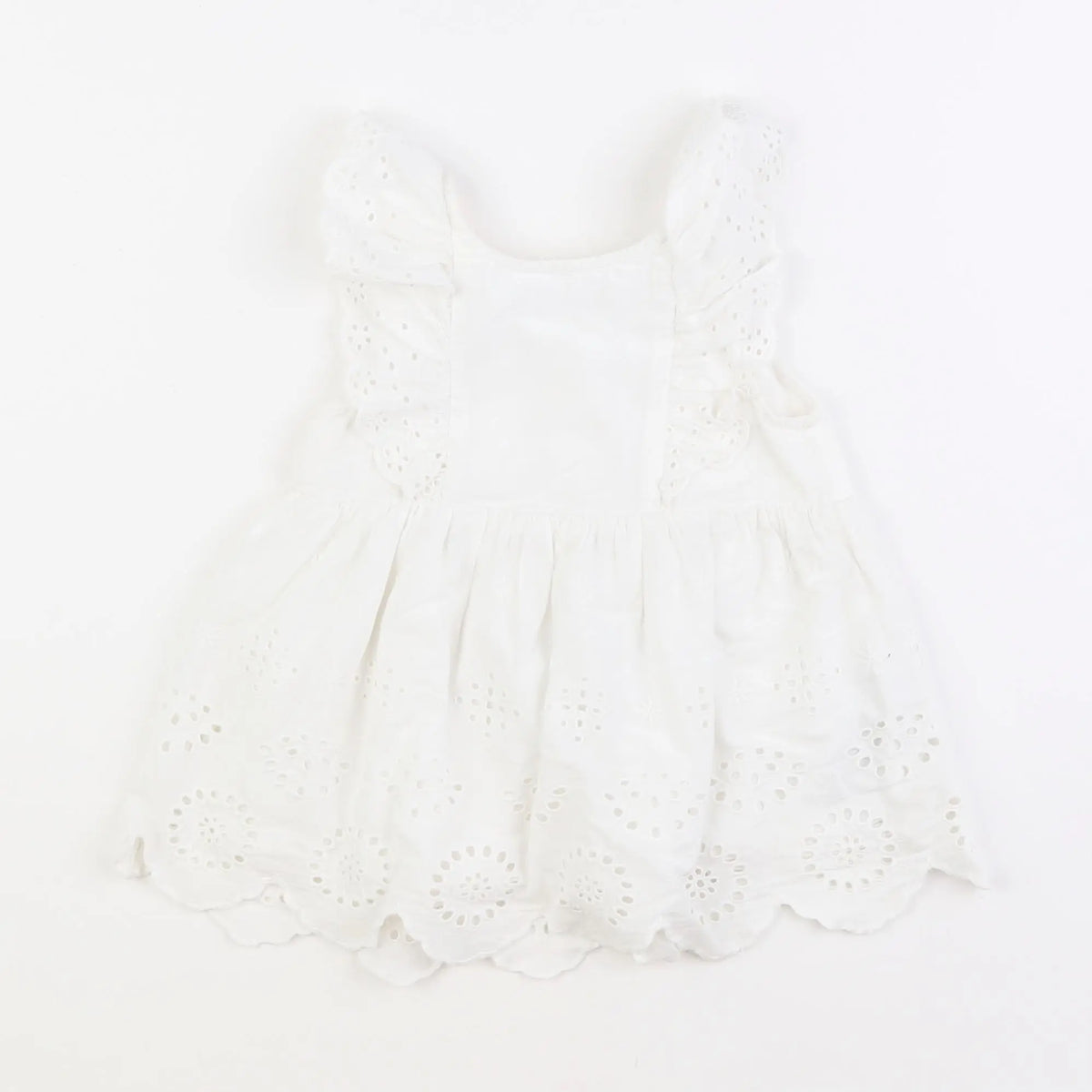 Vertbaudet - robe blanc - 12 mois