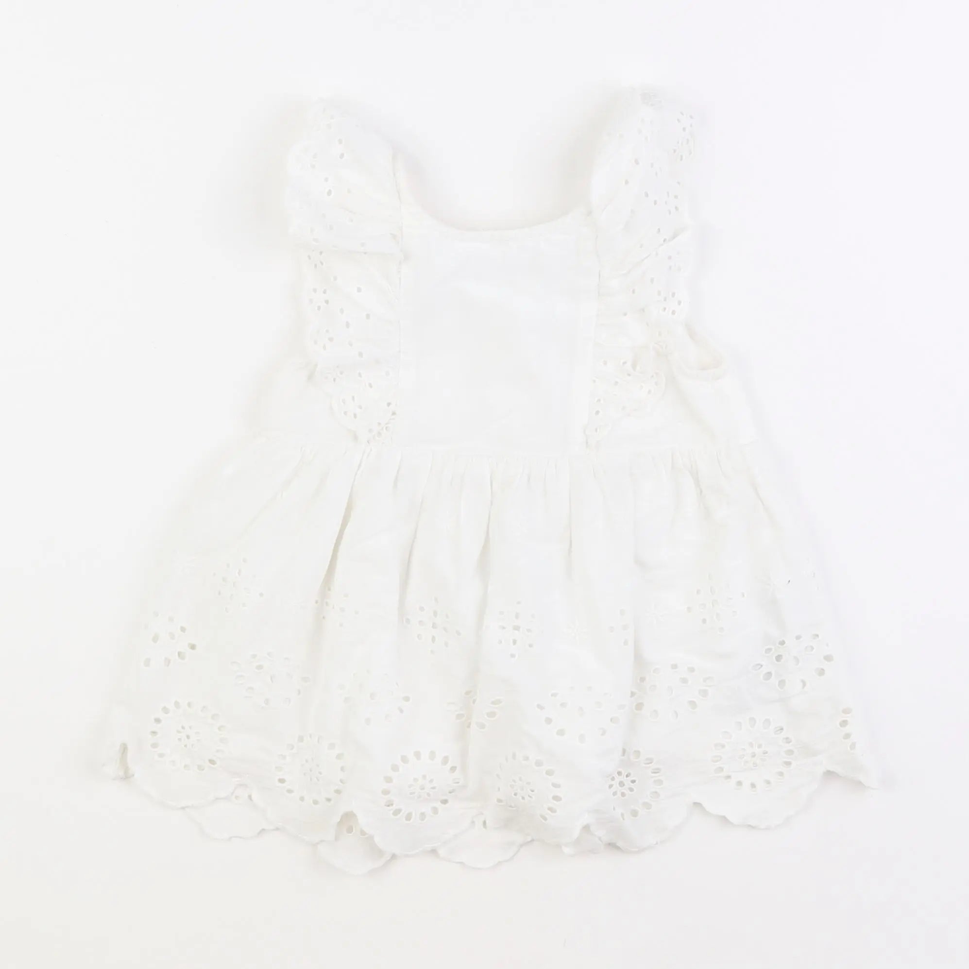 Vertbaudet - robe blanc - 12 mois
