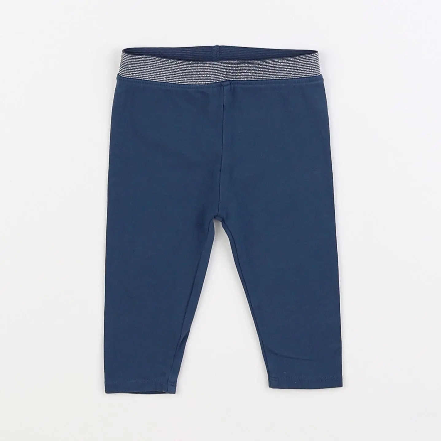 Vertbaudet - legging bleu - 6 mois