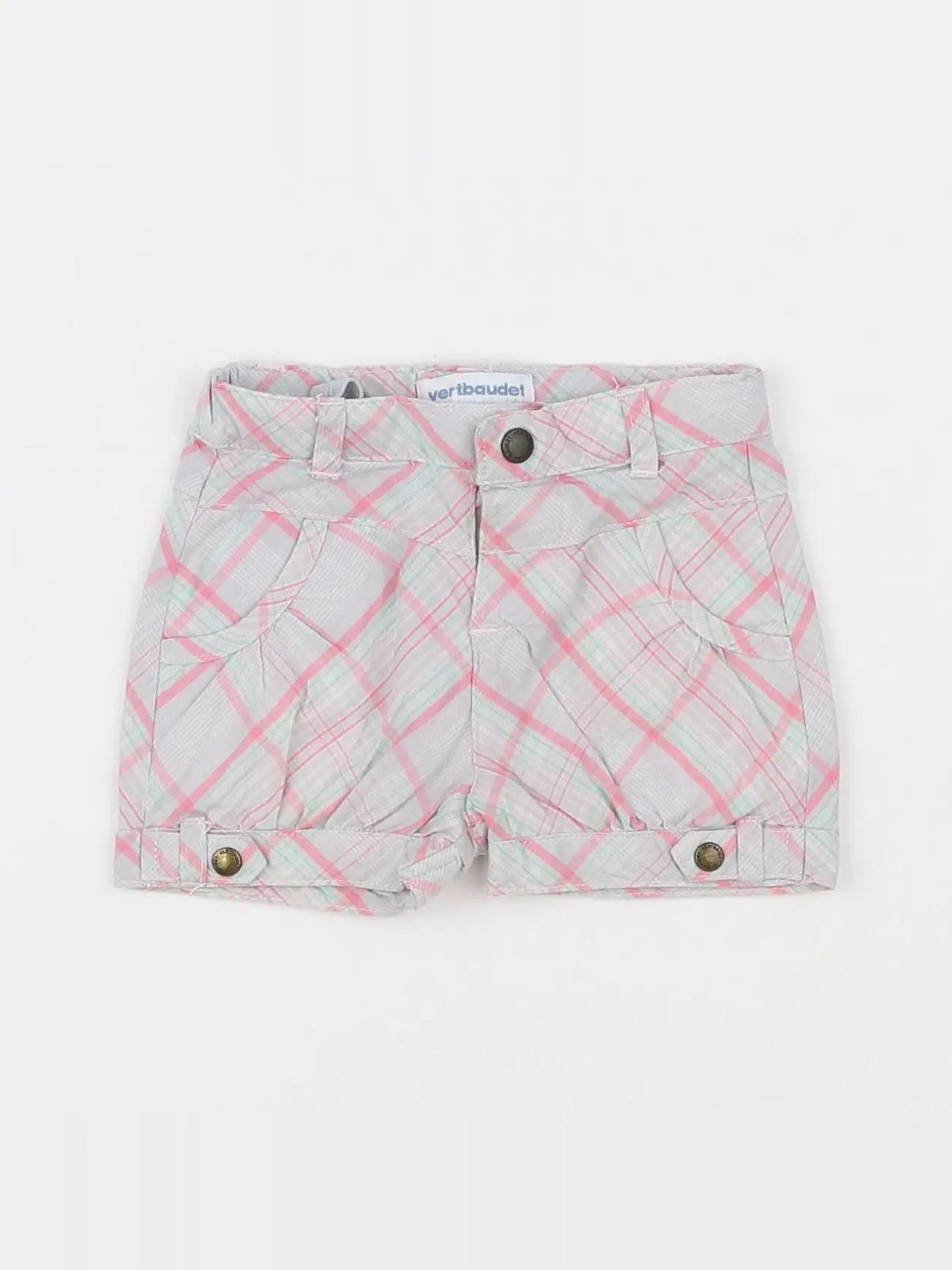 Vertbaudet - short multicolore - 3 mois