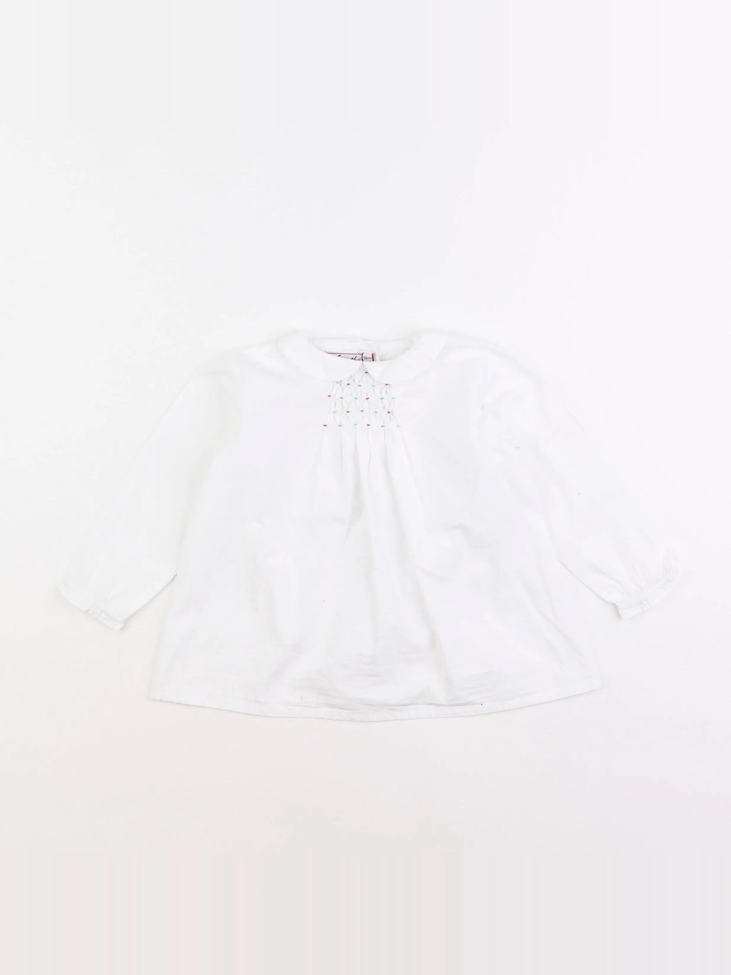 Acanthe - blouse blanc - 18 mois