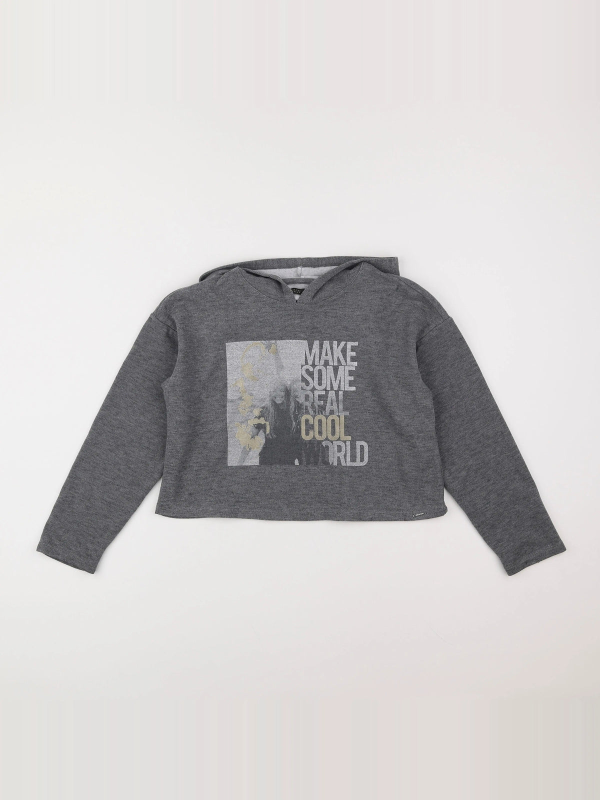 IKKS - sweat gris - 10 ans