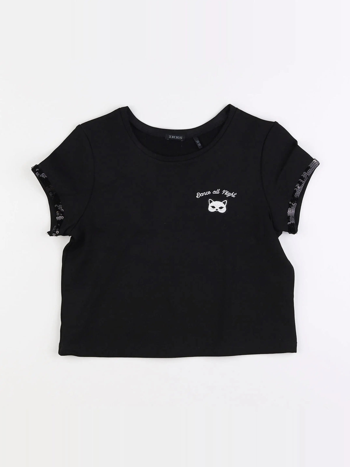 IKKS - tee-shirt noir - 10 ans