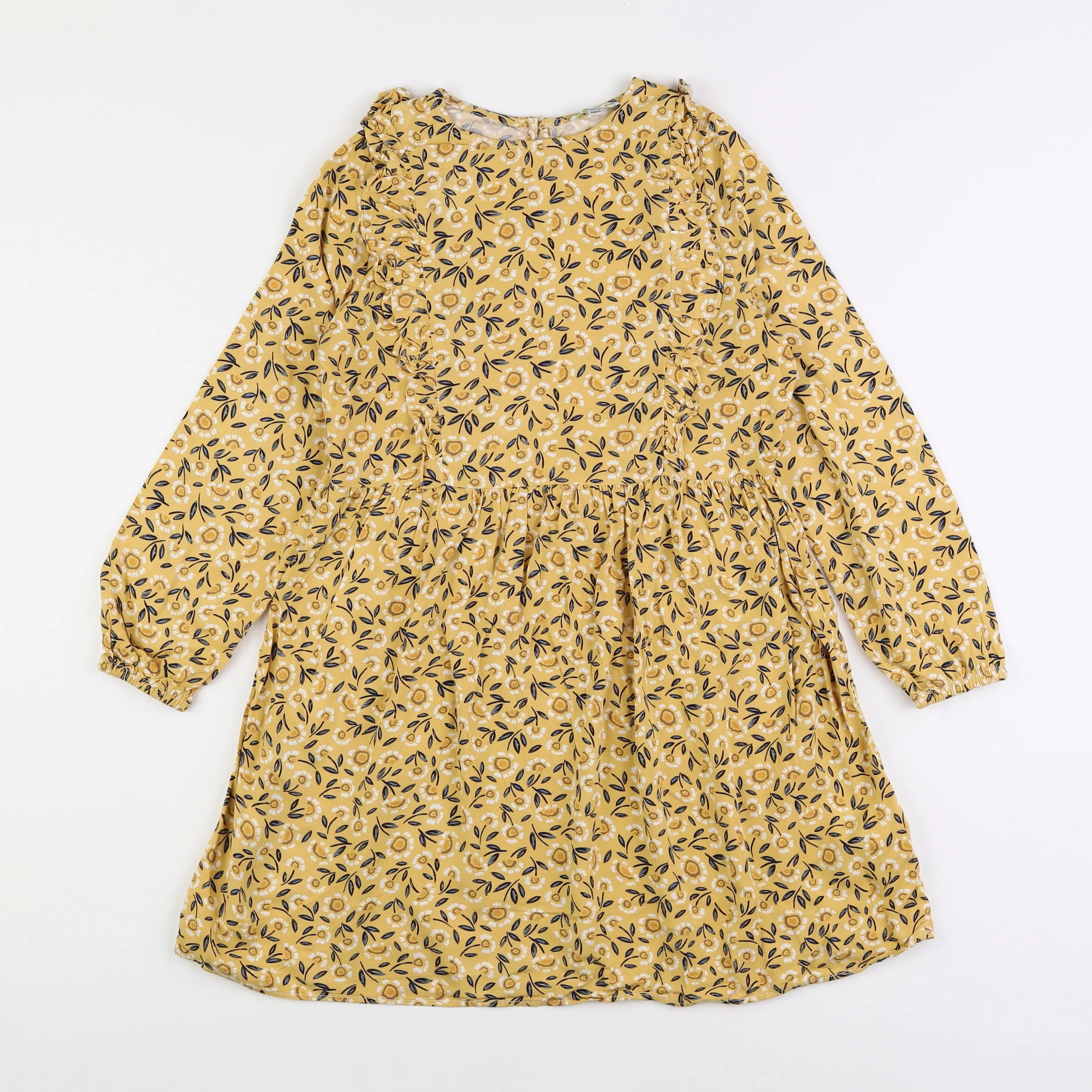Vertbaudet - robe jaune - 10 ans