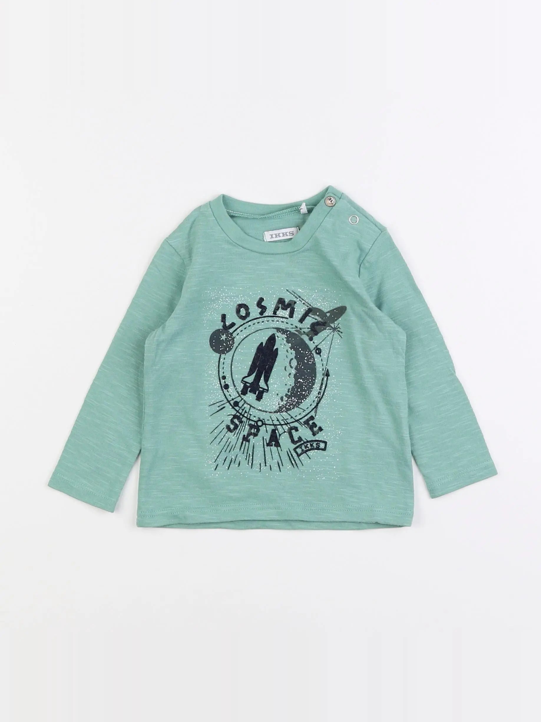 IKKS - tee-shirt vert - 6 mois